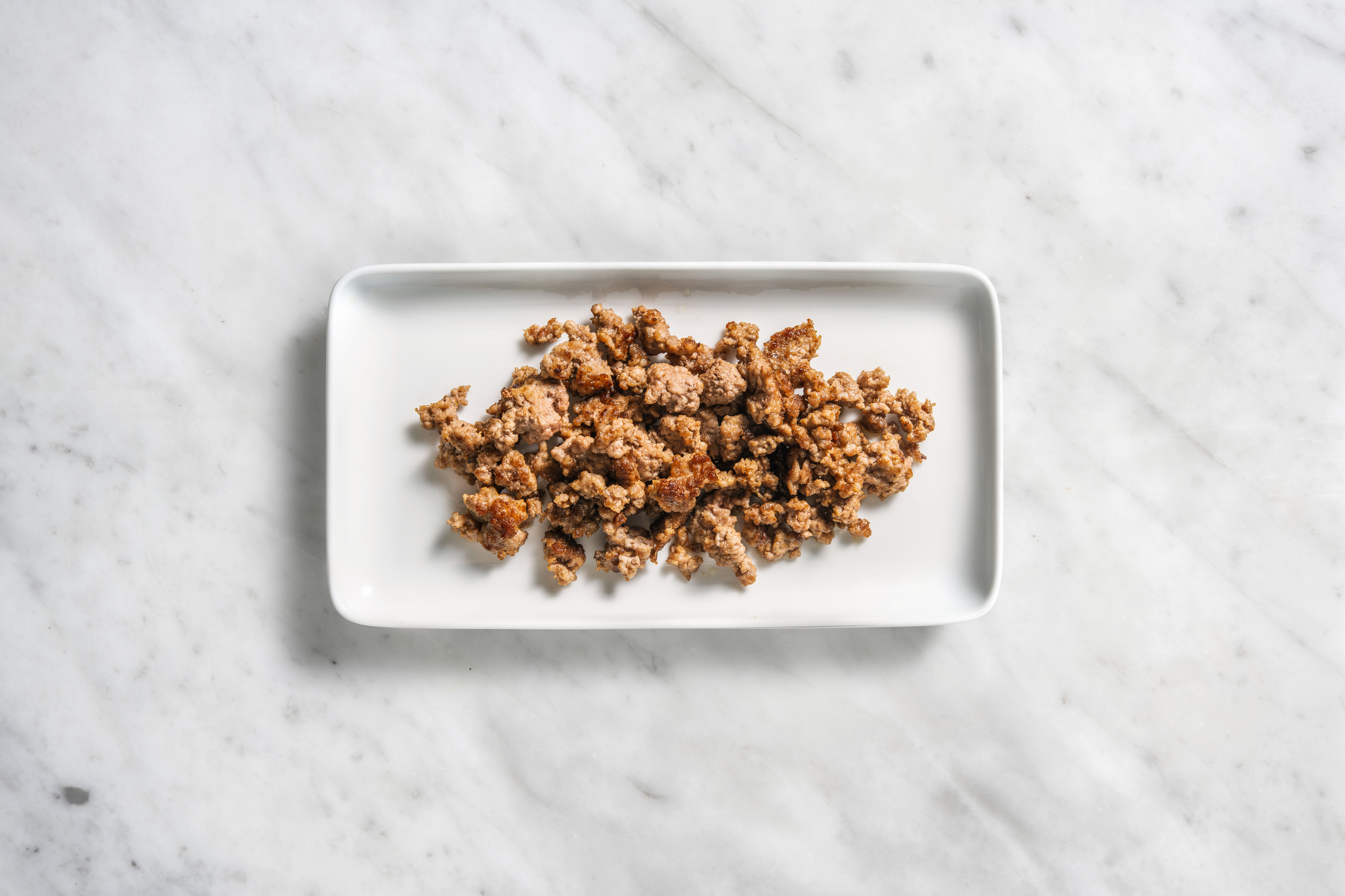 Viande hachée de bœuf, porc et veau en extra