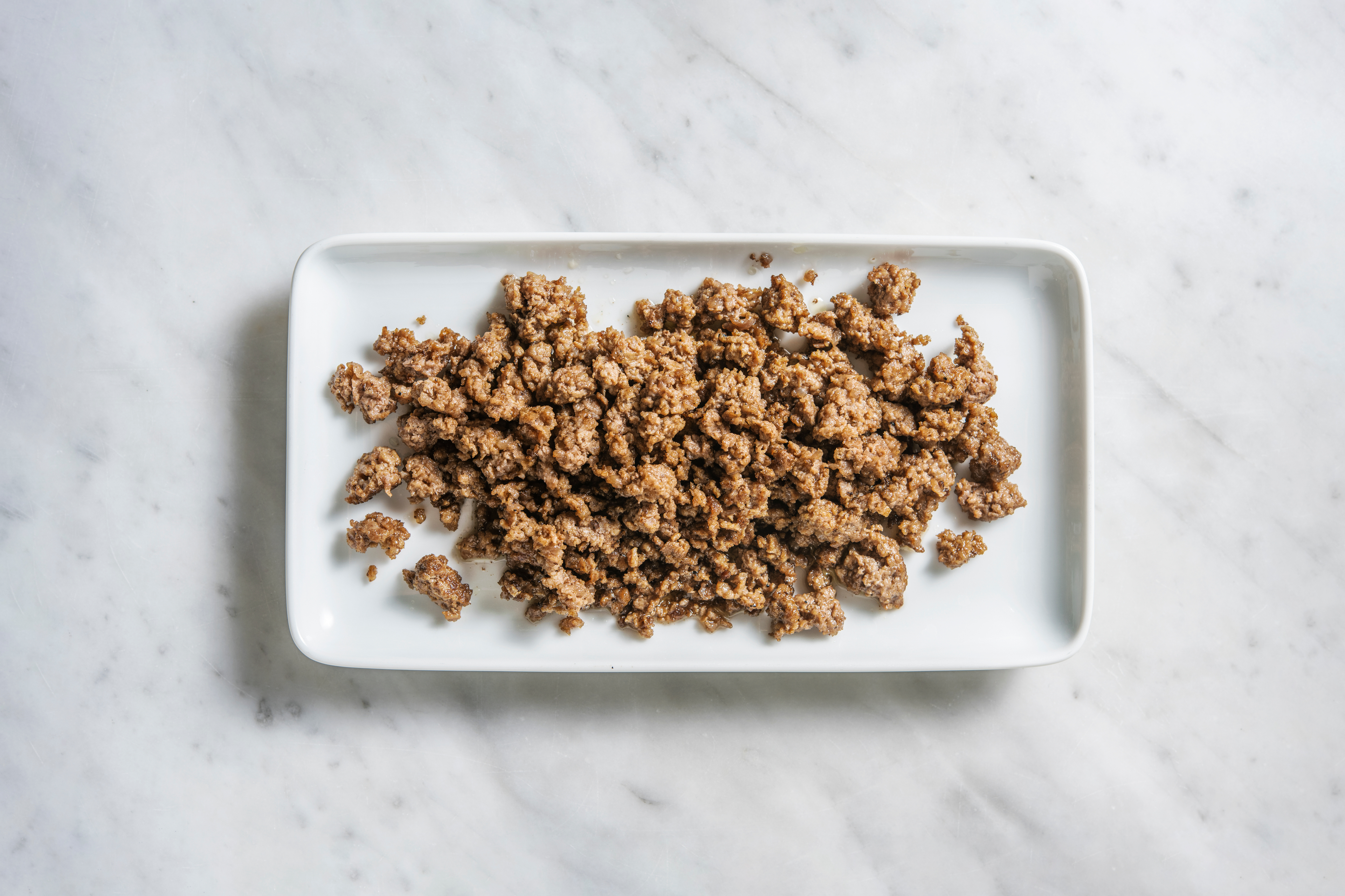 Gekruid rundergehakt als extra