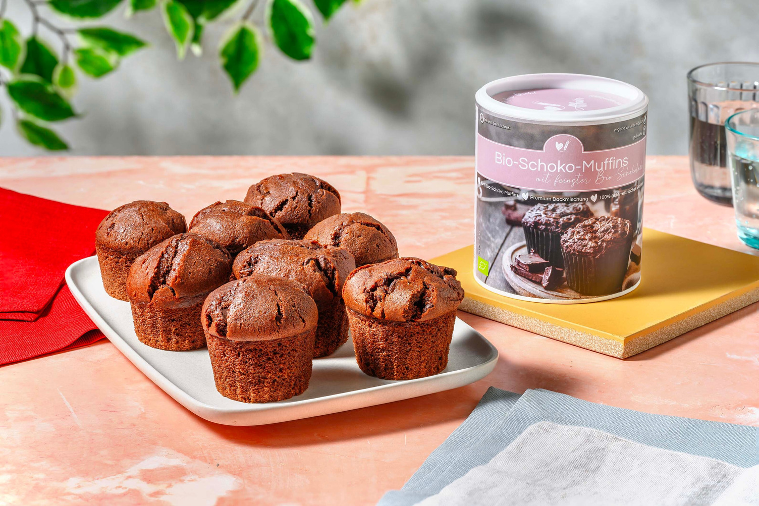Bio Schokomuffins Backmischung