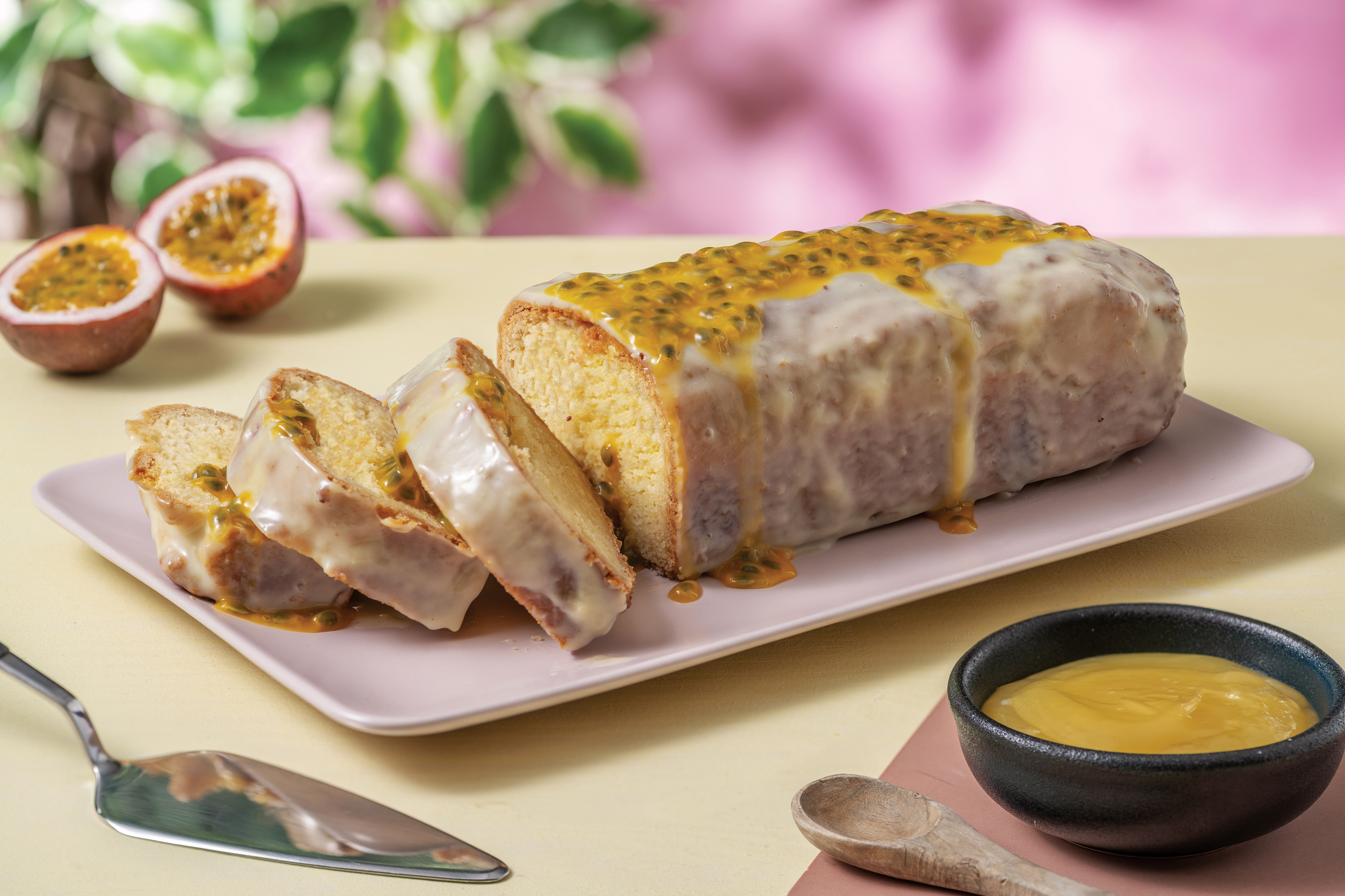 Lemon Drizzle Cake & Lemon Curd