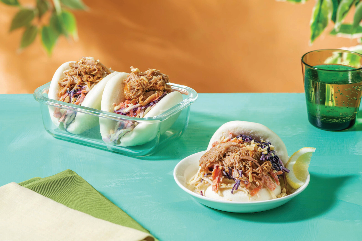 Hoisin Pulled Pork Bao Buns