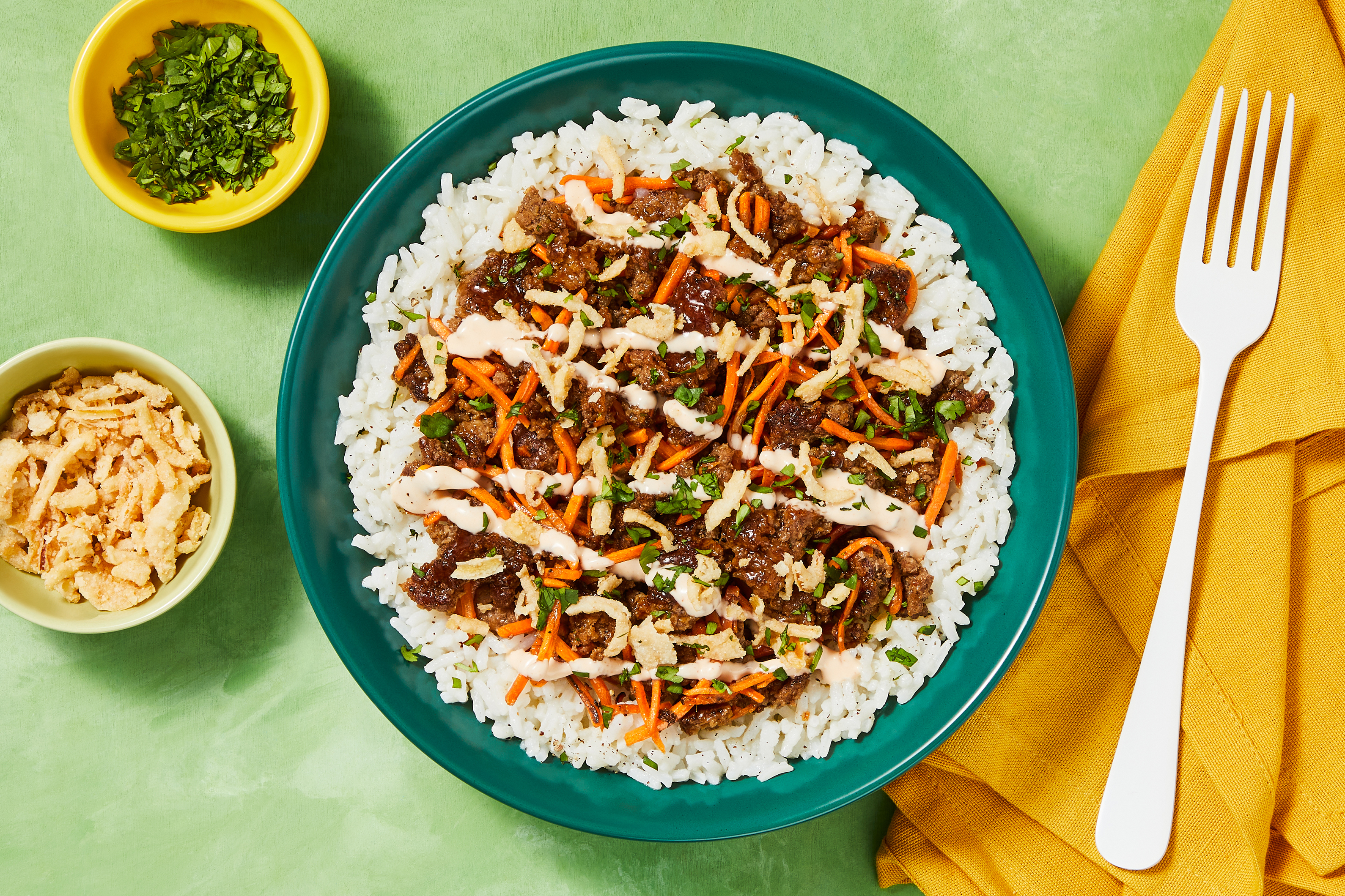 Ginger Soy Beef Bowls