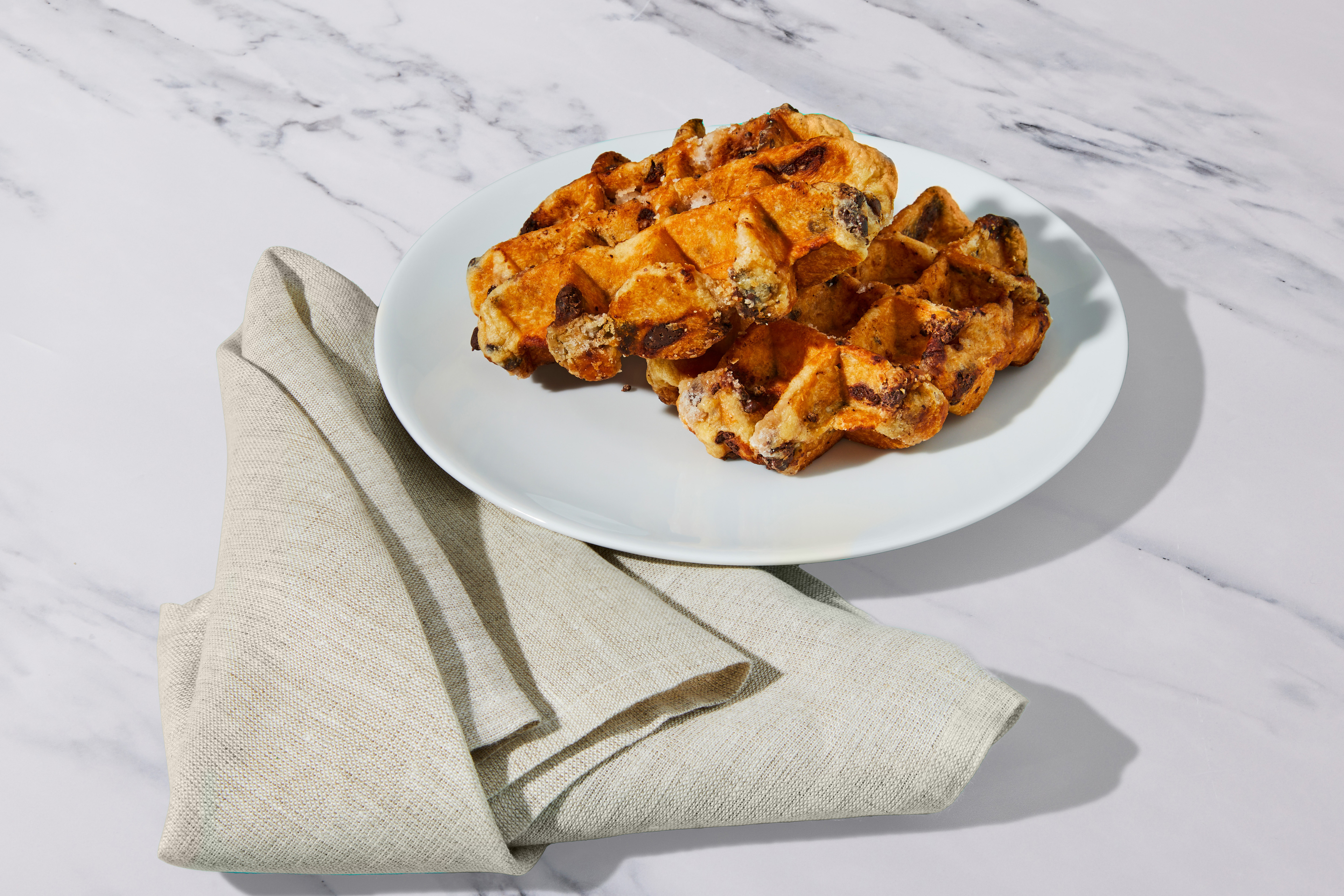 Chocolate Chip Liège Waffles