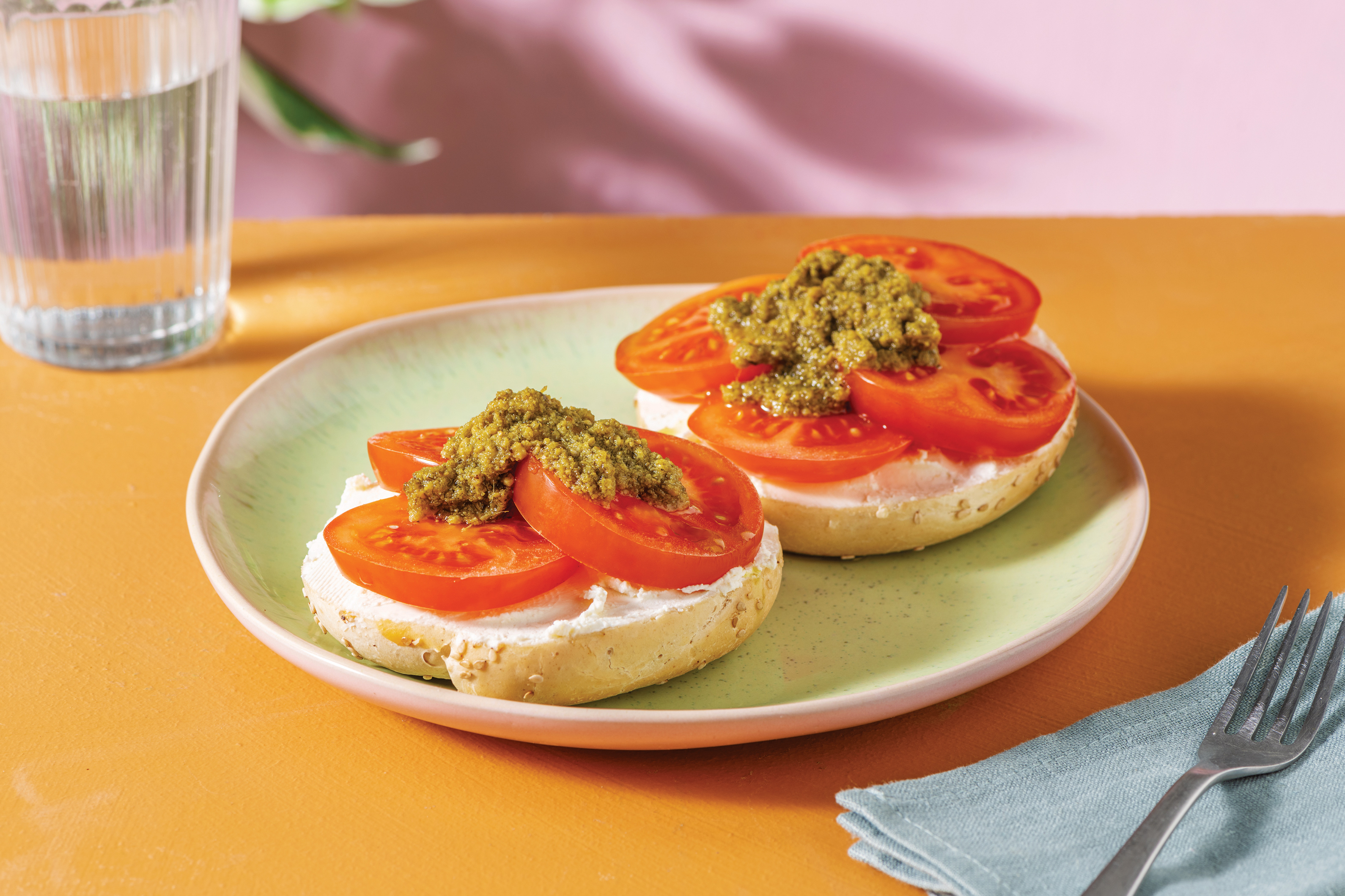 Seeded Bagel & Cream Cheese