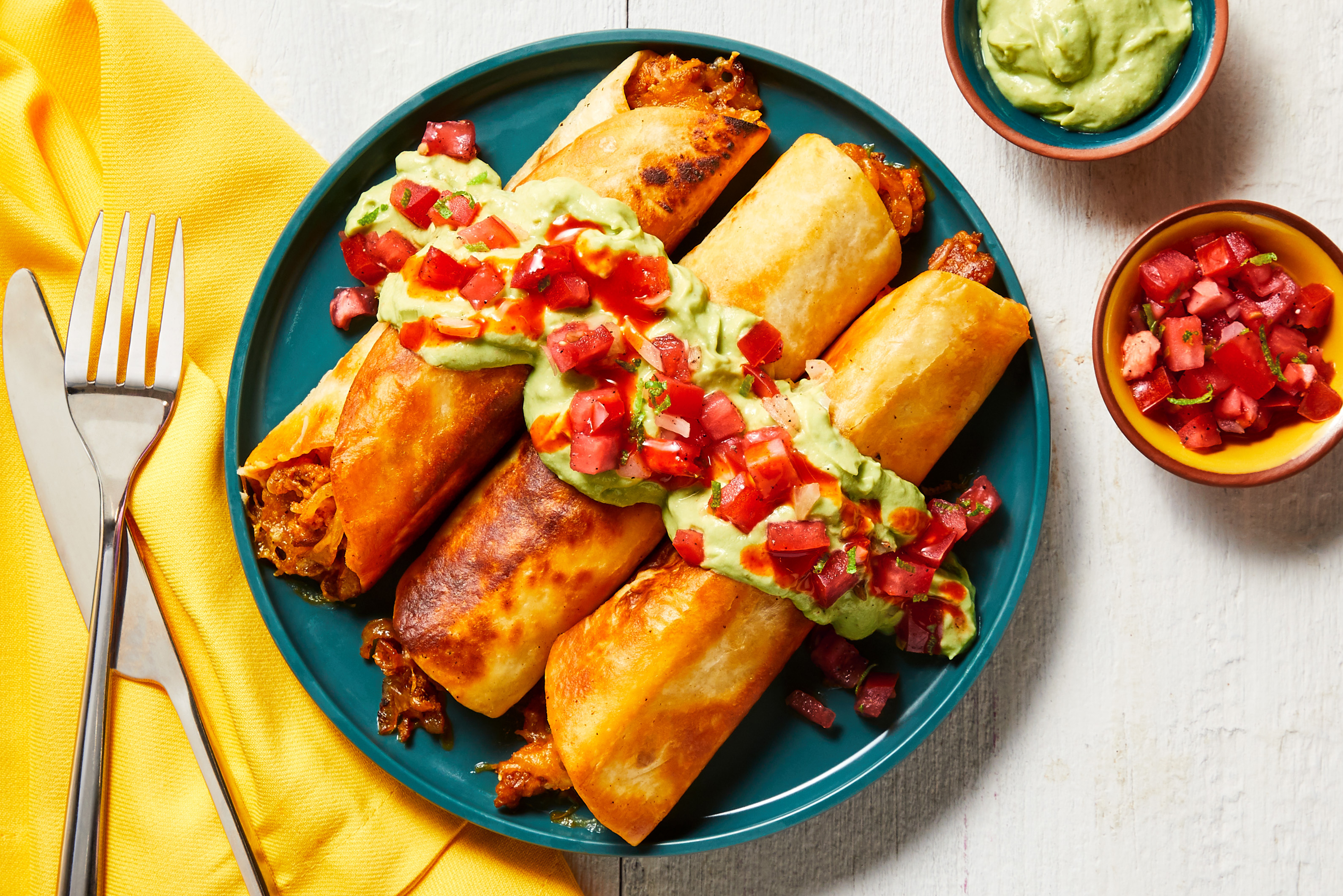 Fully Loaded Beef Taquitos