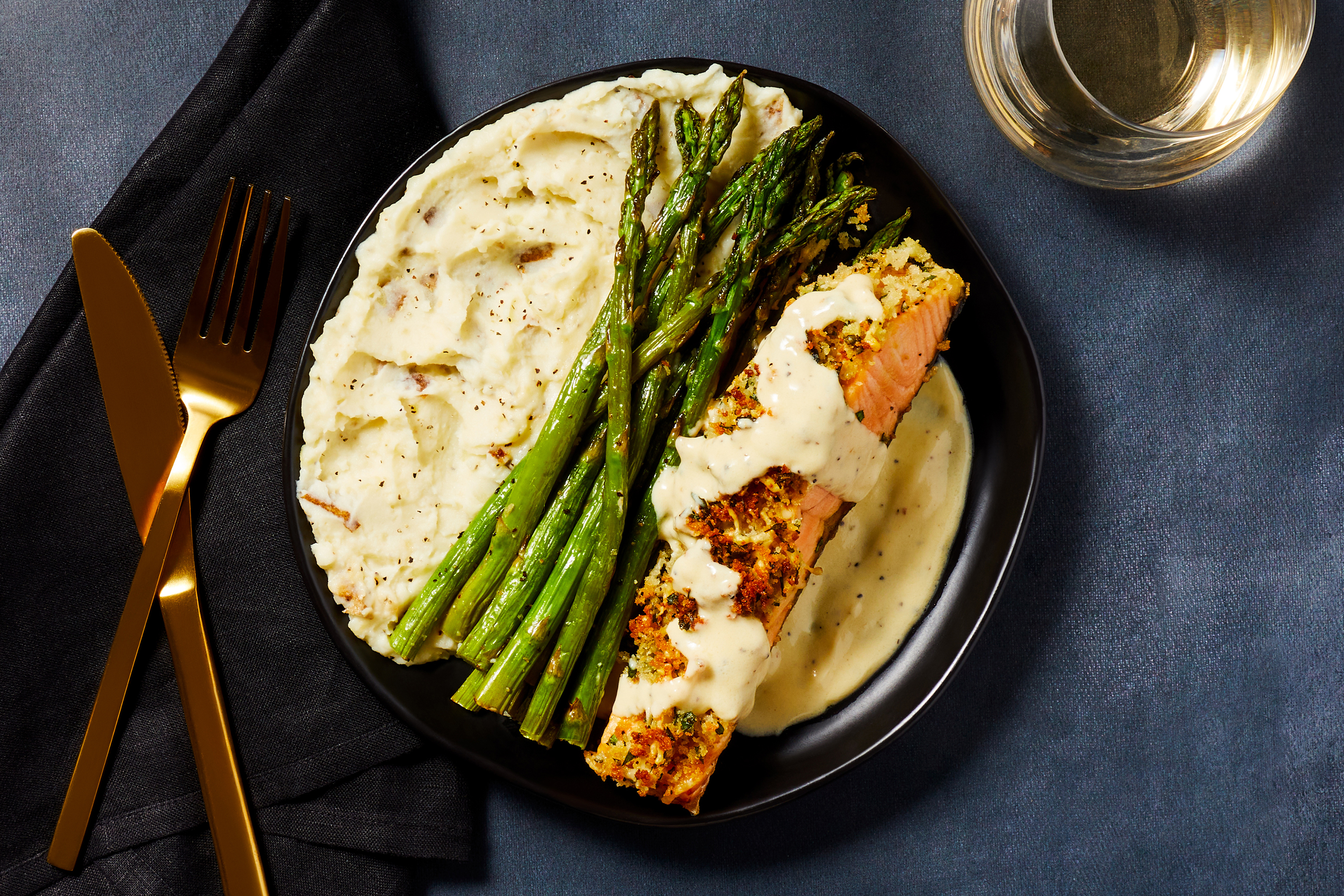 Parmesan Herb-Crusted Rainbow Trout