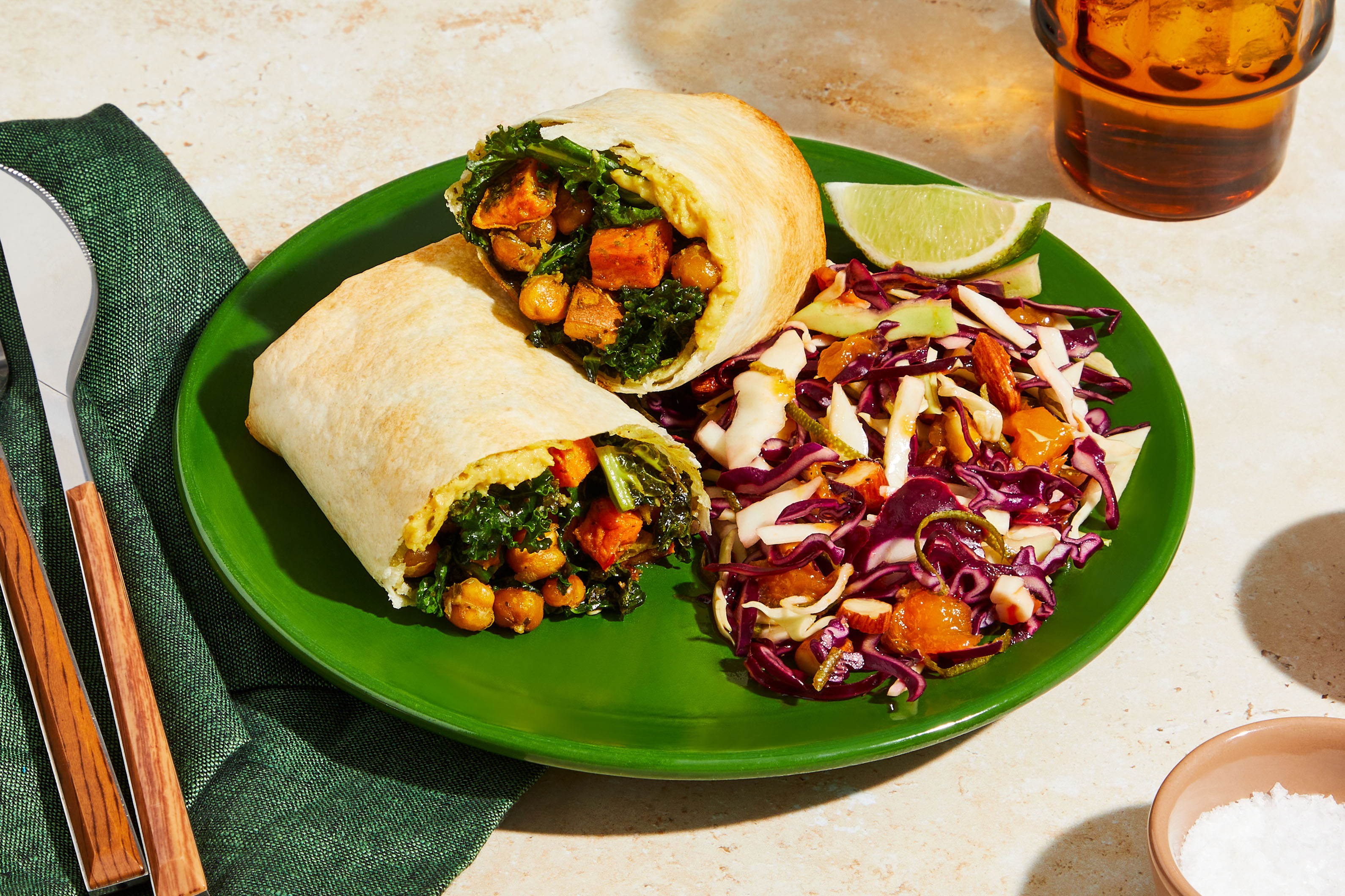 Curry-Spiced Sweet Potato Wraps