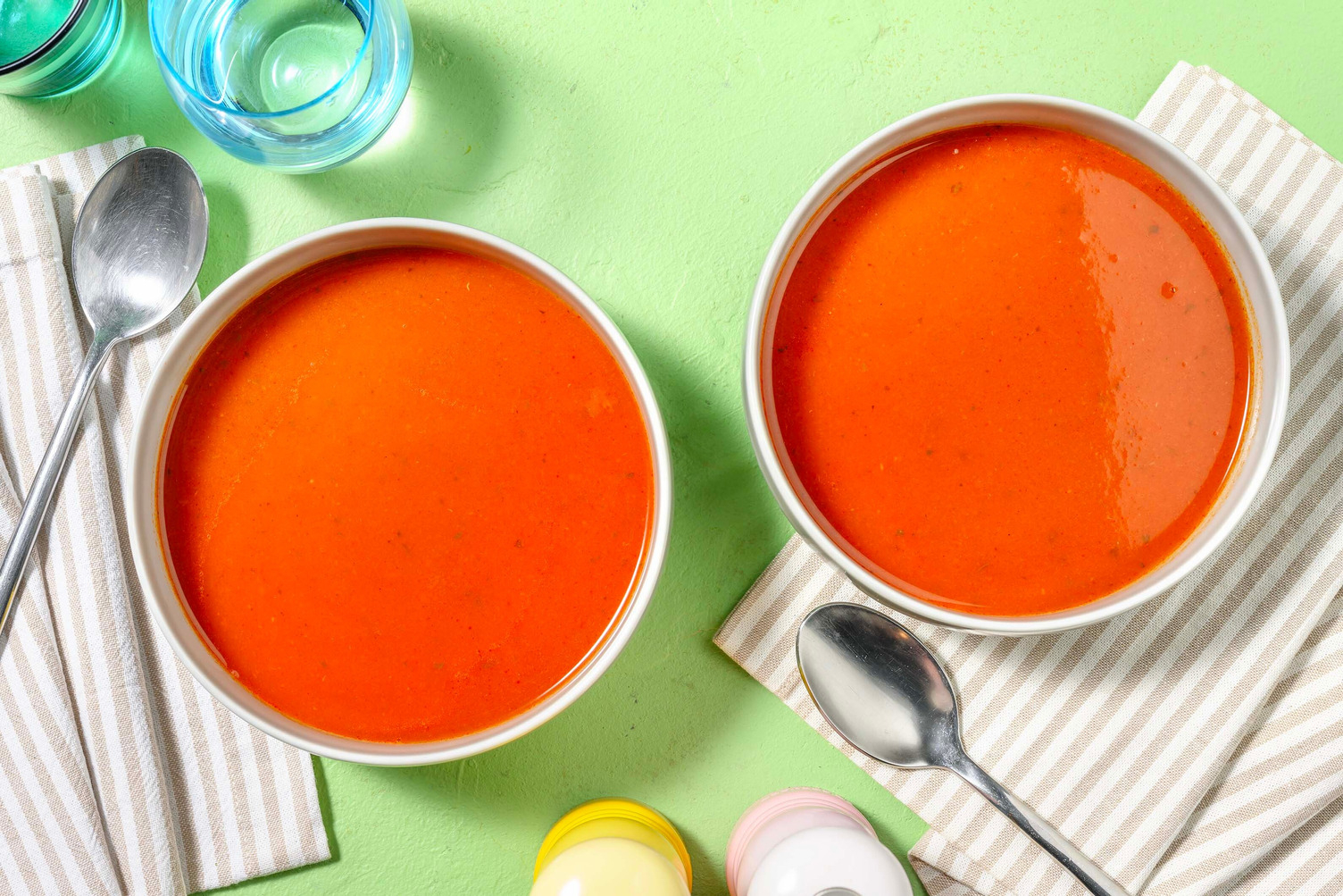 Fruchtige Tomaten-Basilikum-Suppe