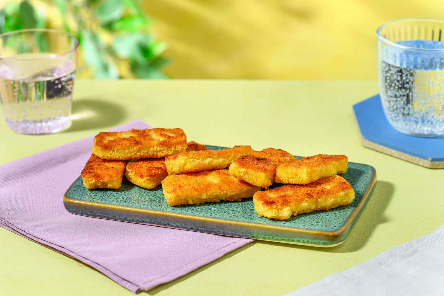 Vegane Knusperstäbchen nach Fisch-Art