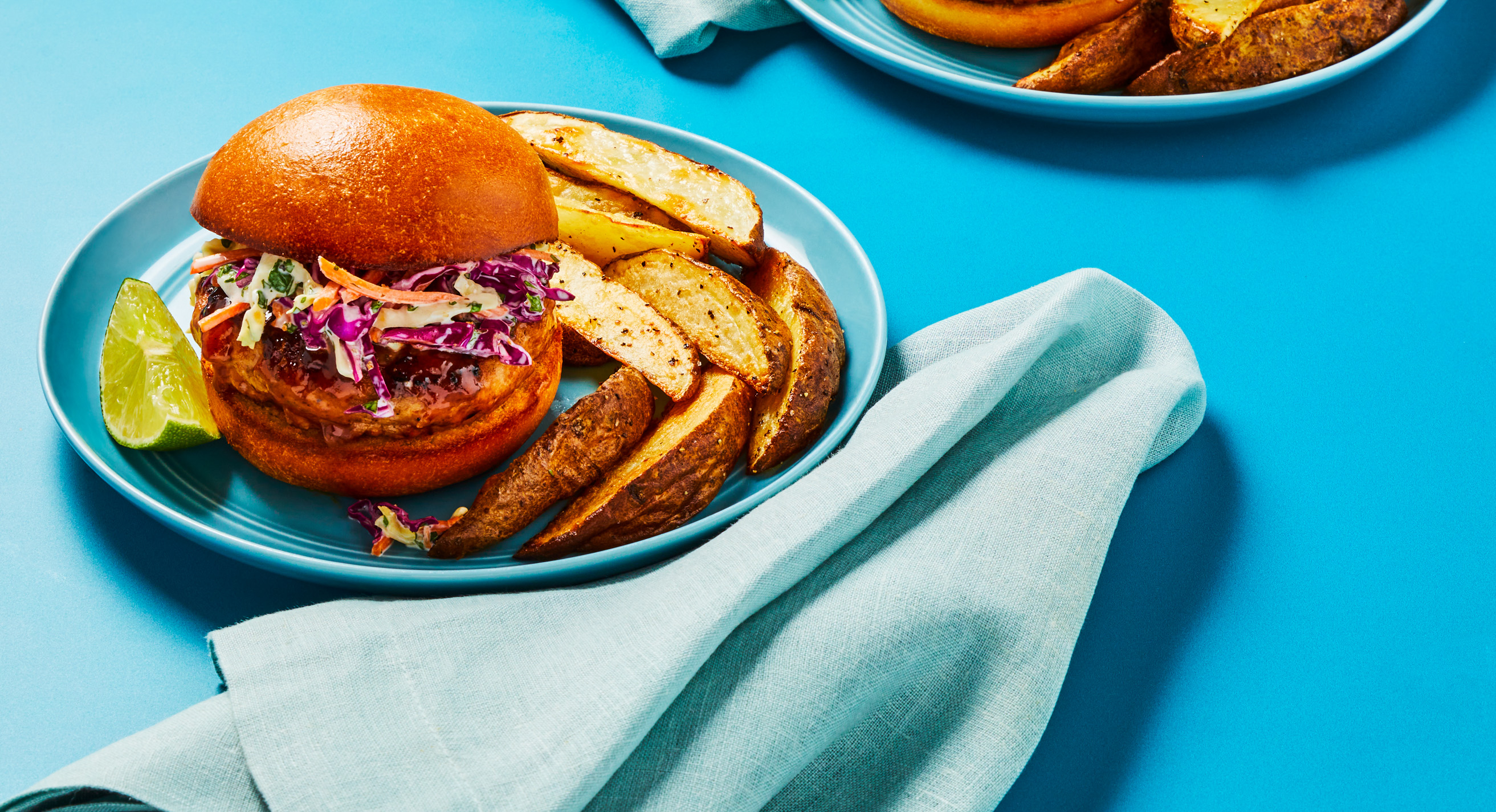 Sticky Soy Beef Burgers