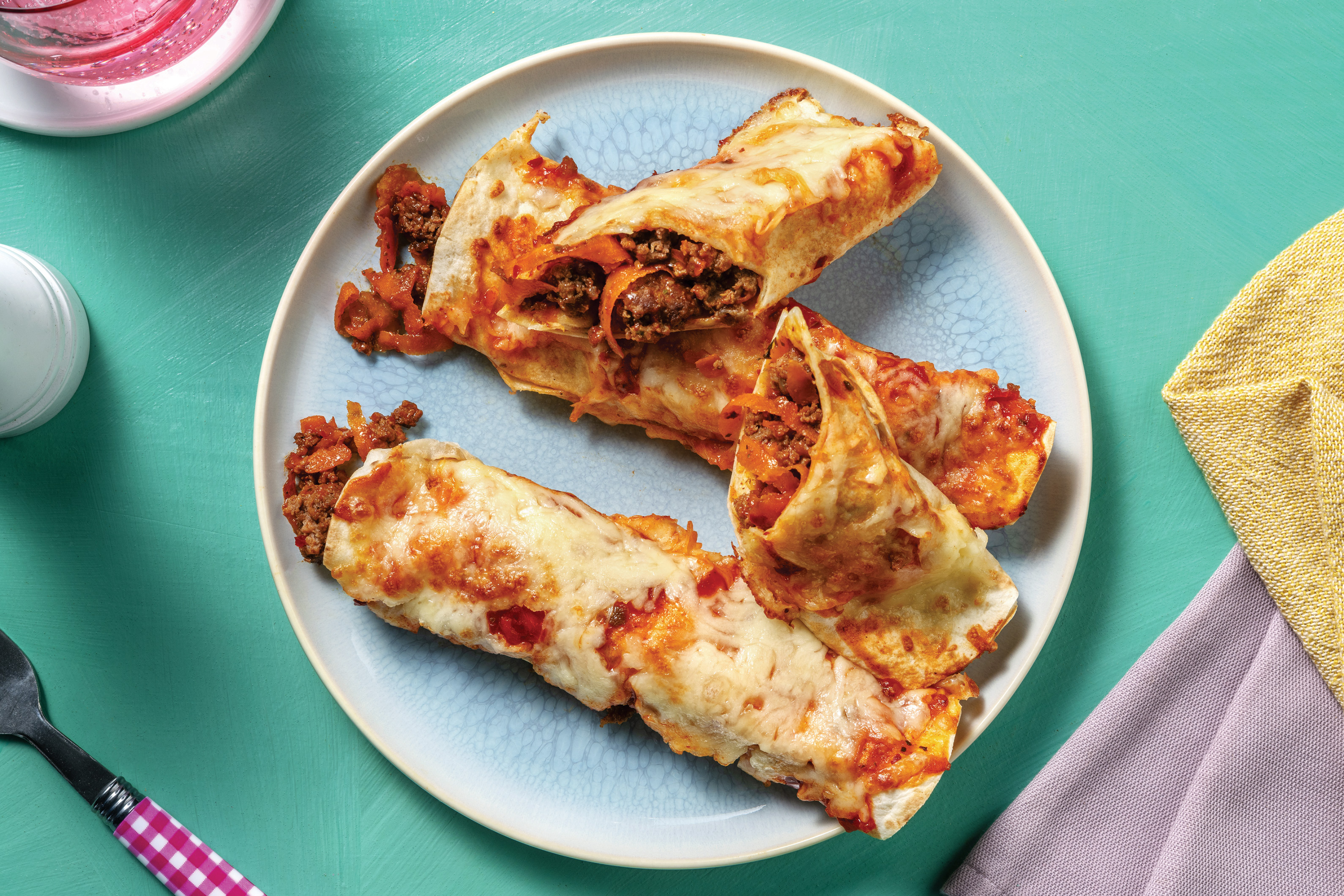 Tex-Mex Beef Enchiladas with Hidden Veggies & Cheese