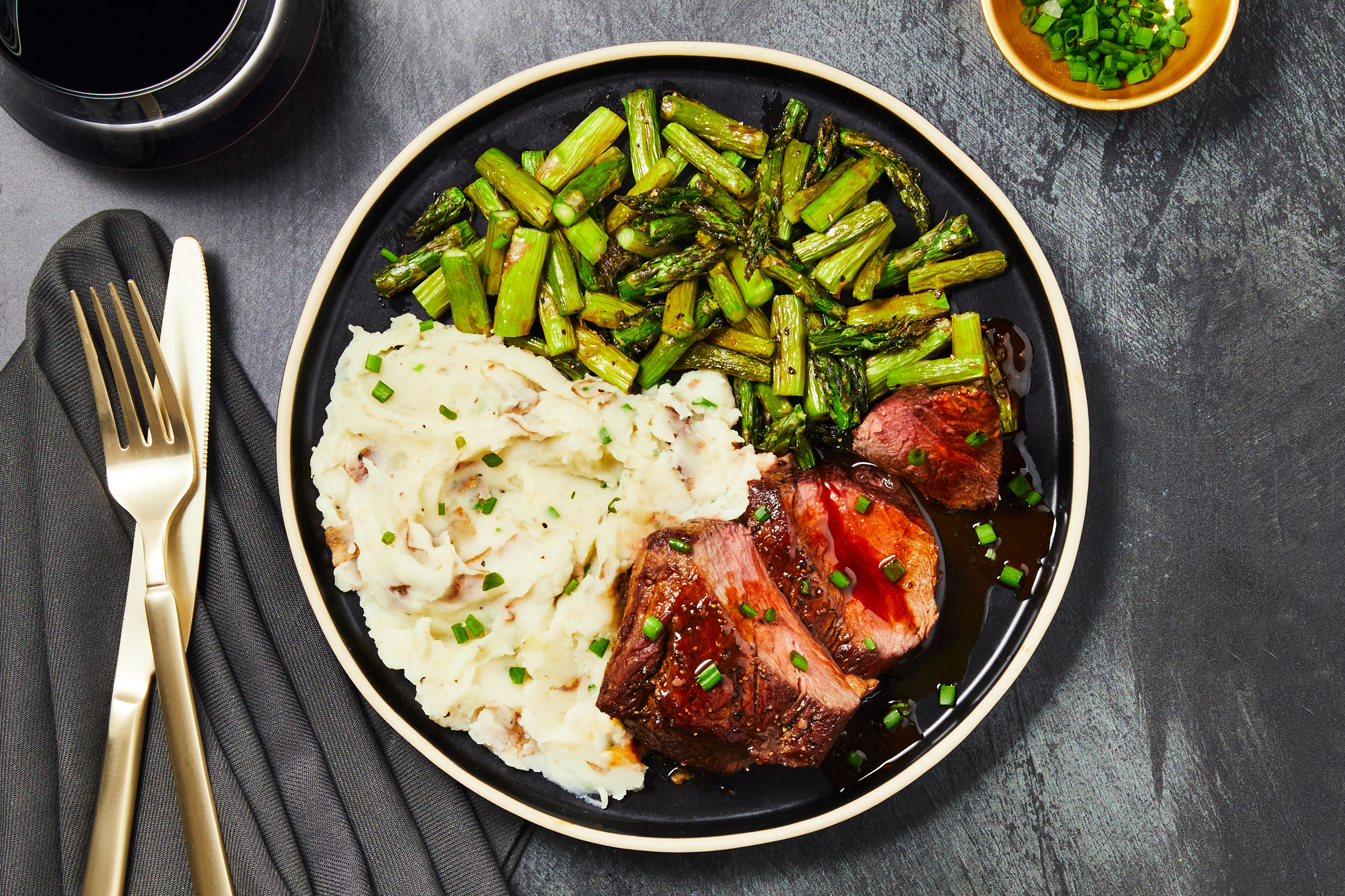 Beef Tenderloin & Balsamic Steak Sauce