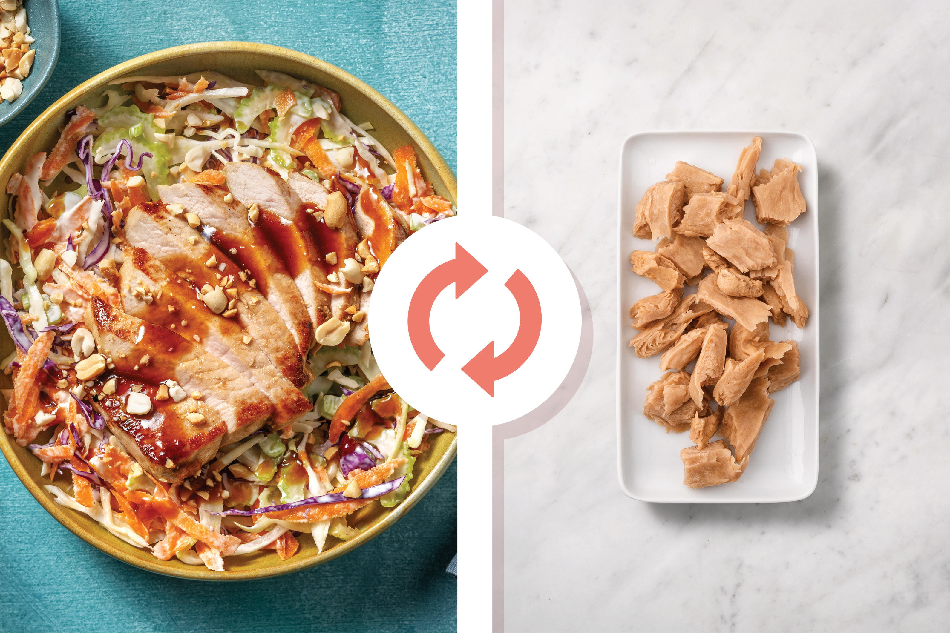 Asian-Style Chick'n & Slaw Bowl