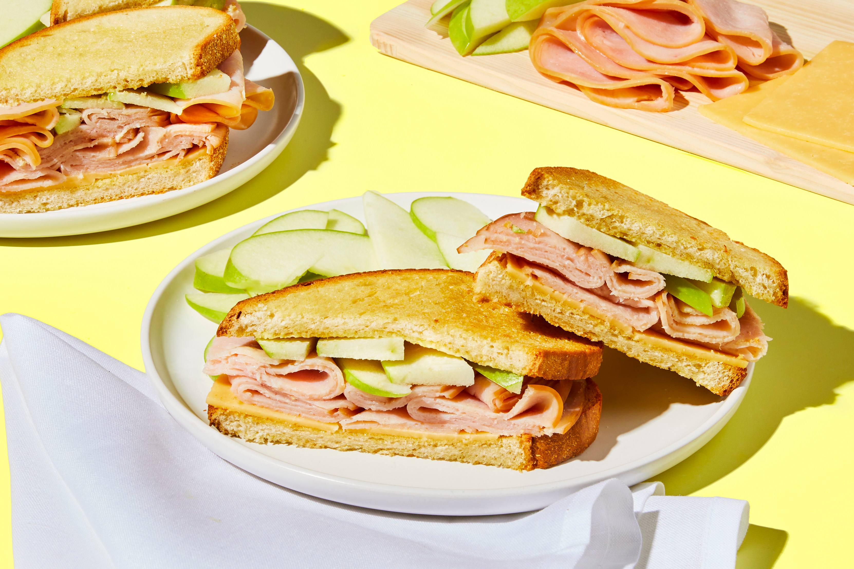 Turkey, Gouda & Apple Sandwiches