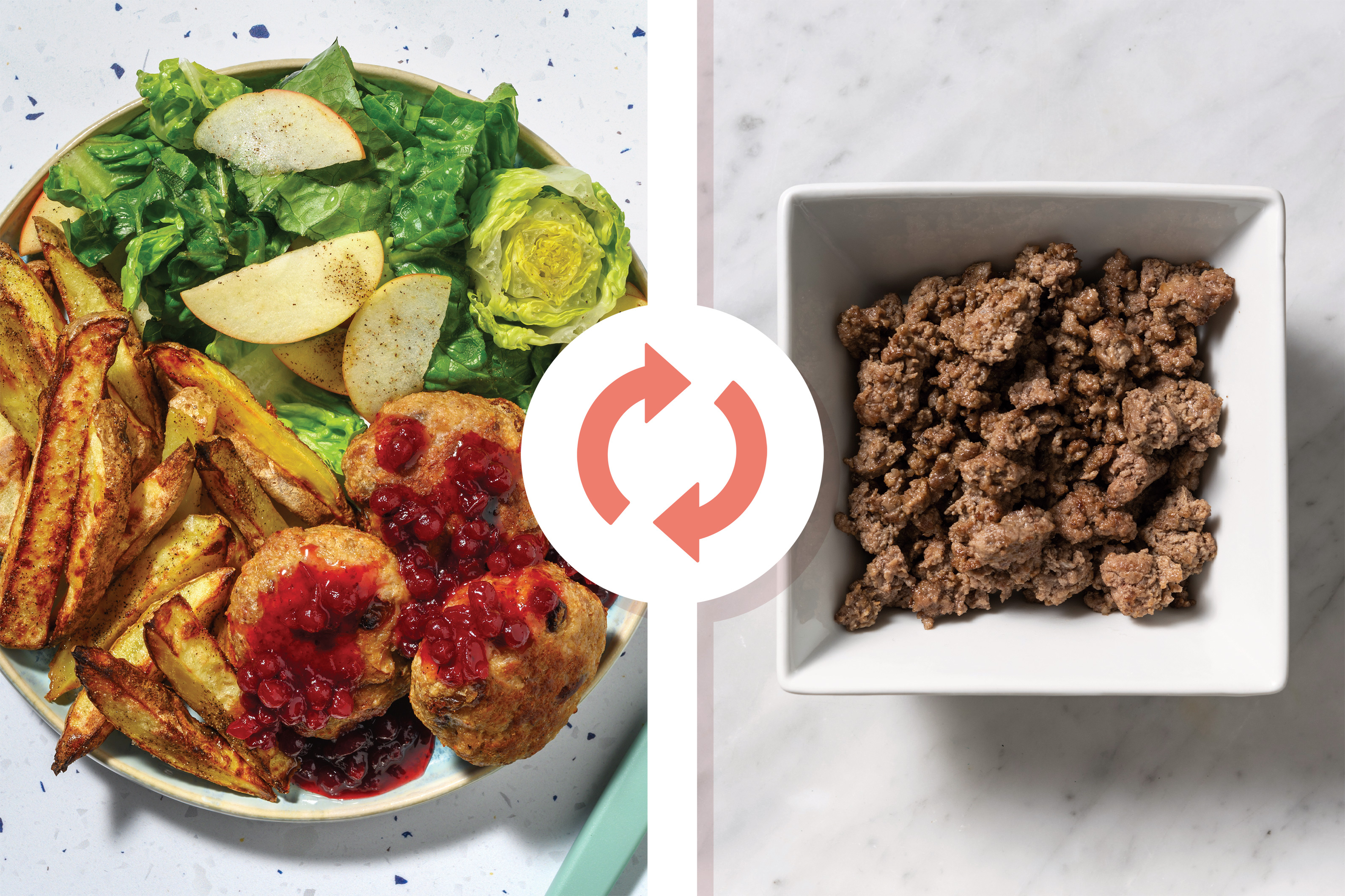 Almond & Currant-Stuffed Beef Rissoles