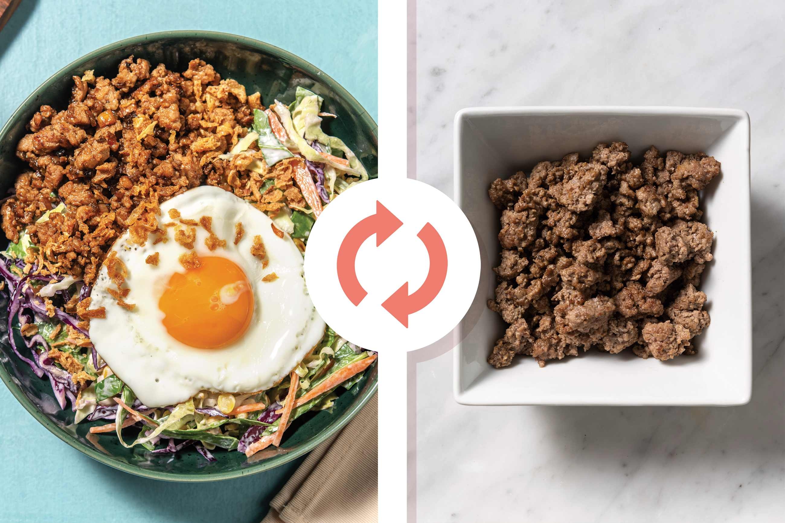 Vietnamese-Style Beef Bowl & Crispy Rice