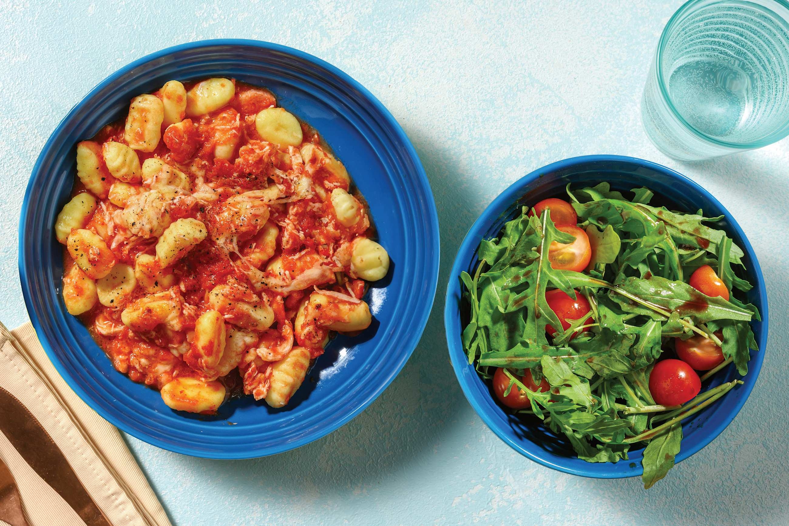 Shredded Chicken, Bacon & Tomato Gnocchi