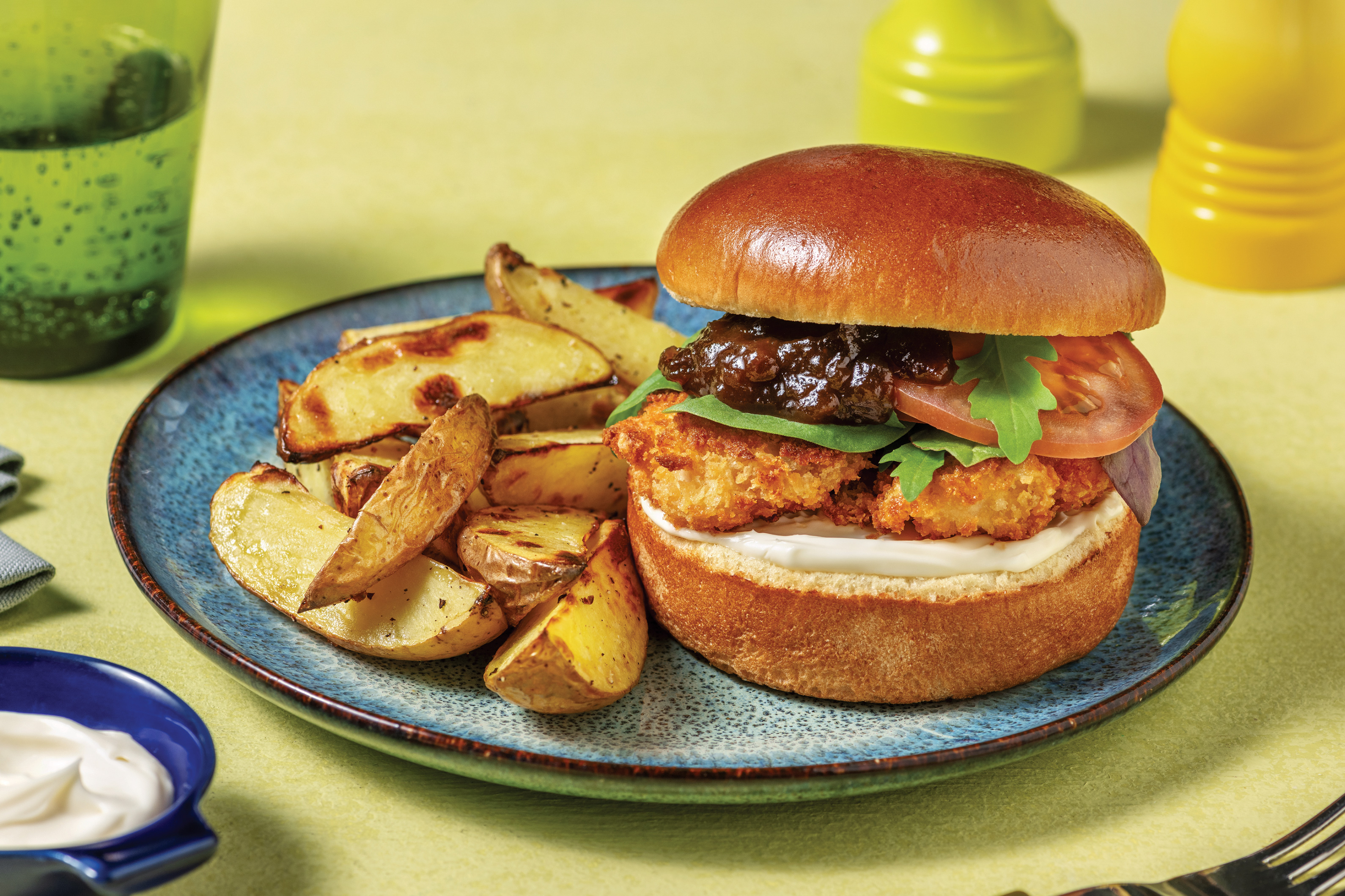 Plant-Based Crumbed Chick'n Burger