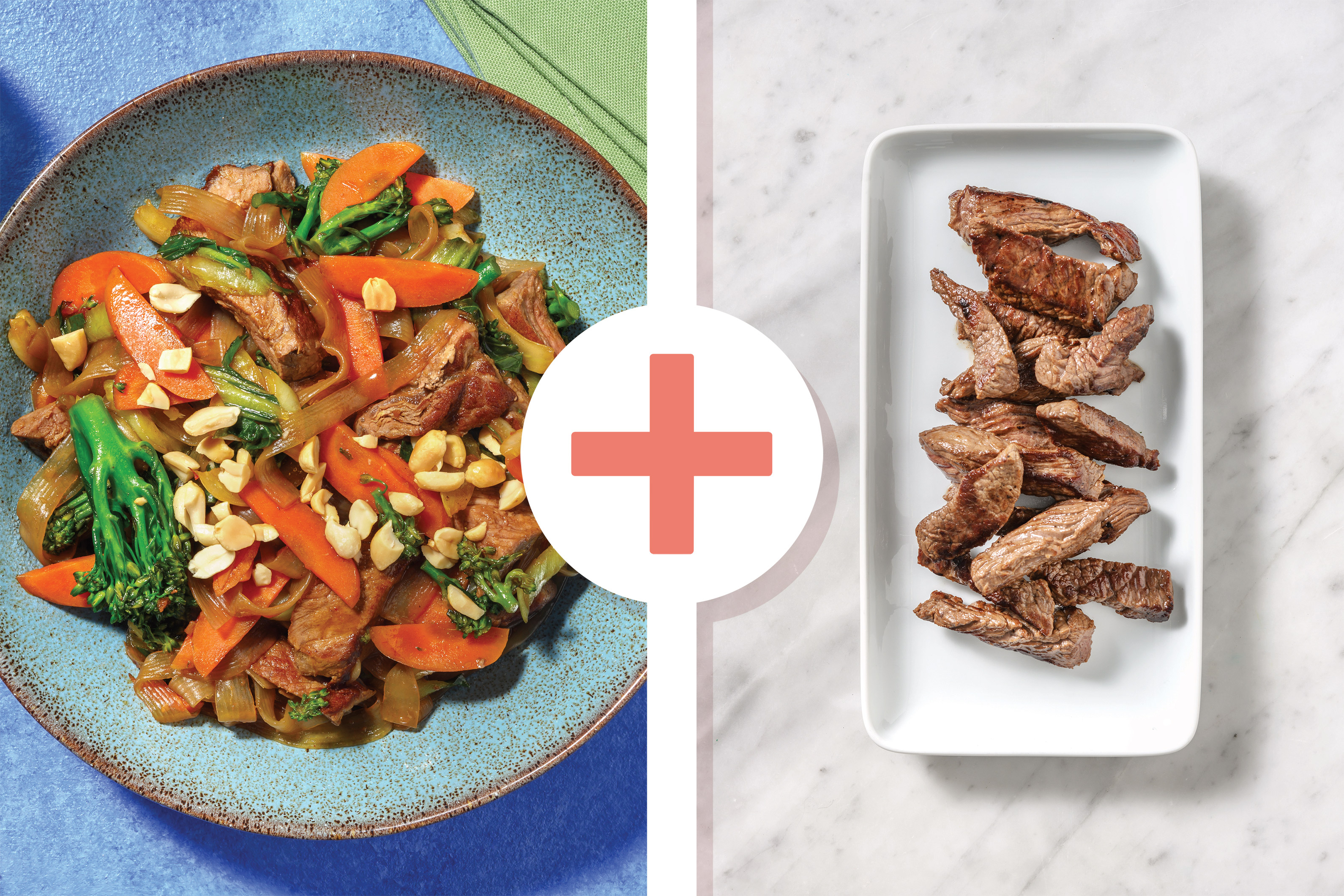 Double Sichuan Ginger Beef, Broccoli & Asian Greens