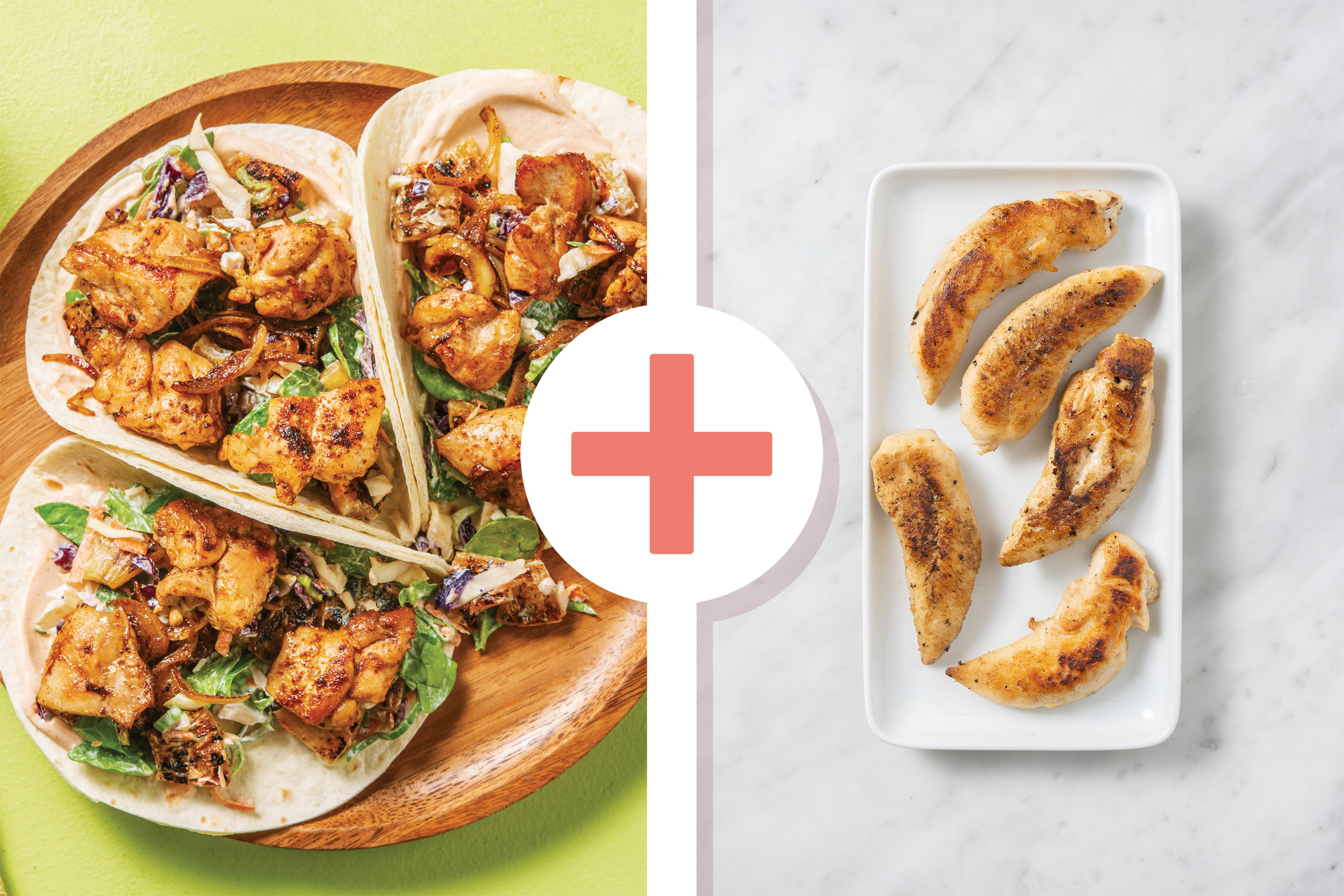 Double Peri-Peri Chicken Tacos 