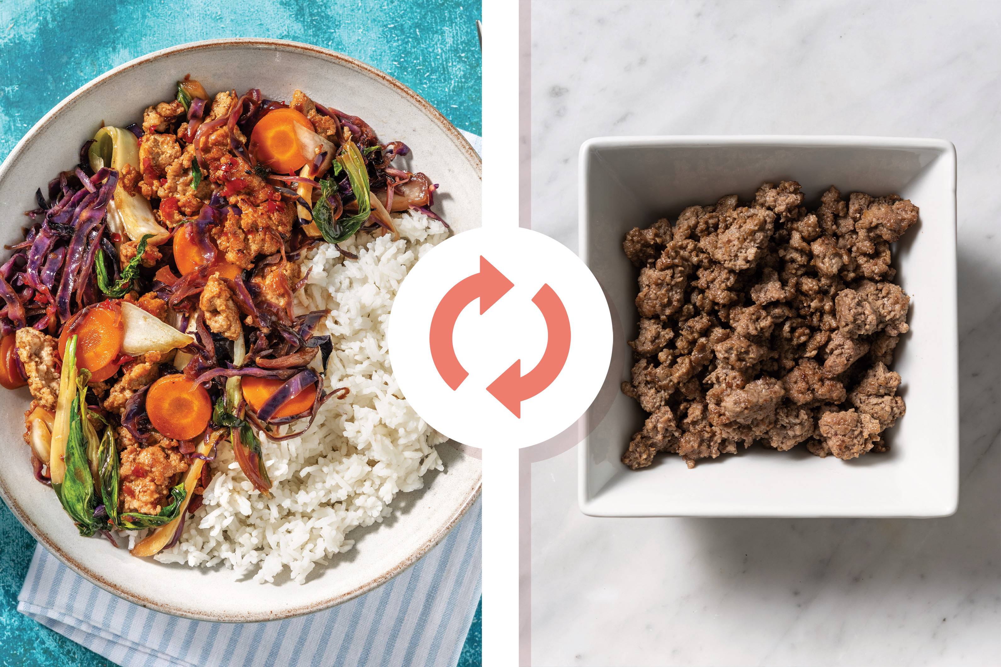Chilli Jam-Ginger Beef & Veggie Stir-Fry