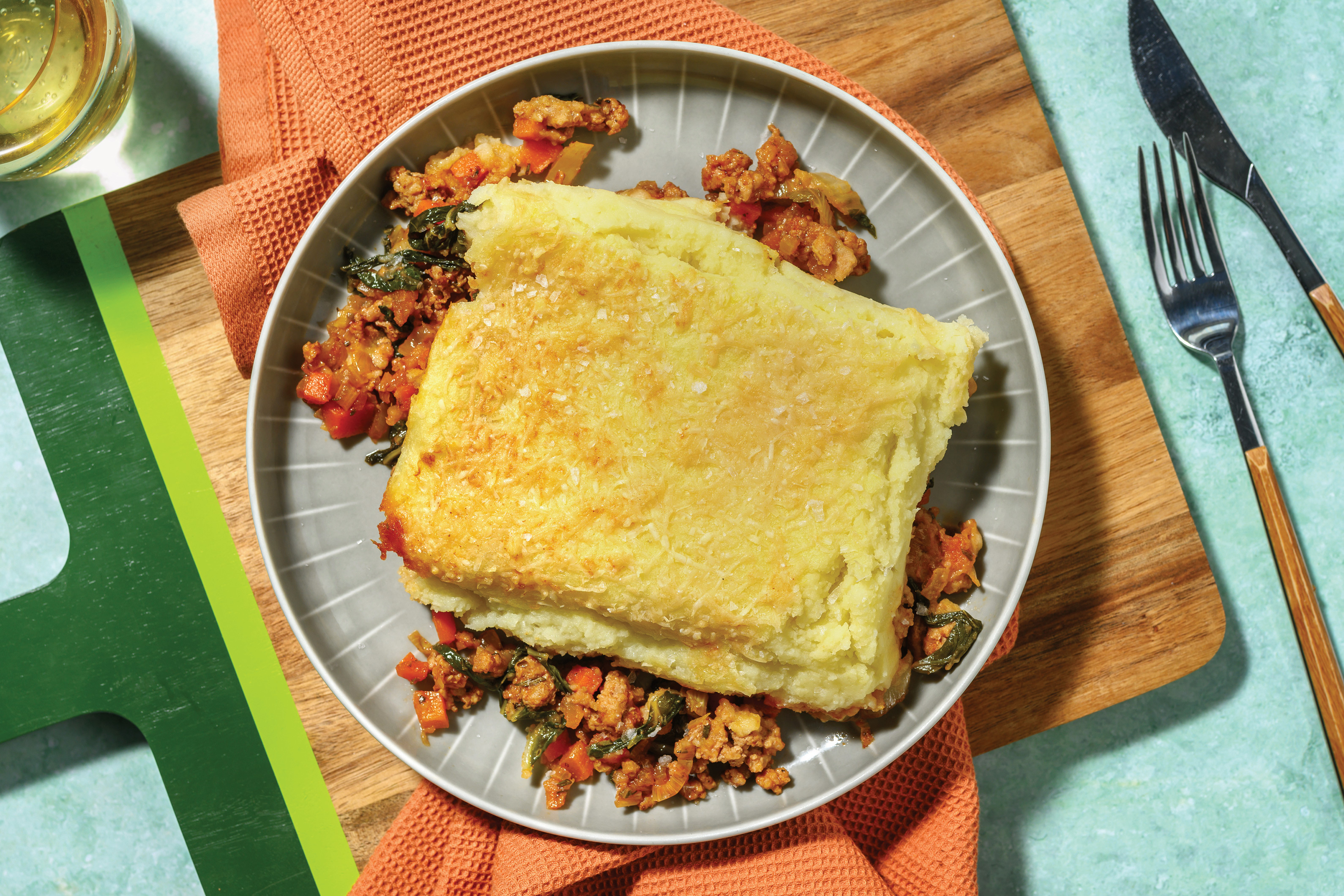 Rustic Pork, Leek & Rosemary Pie