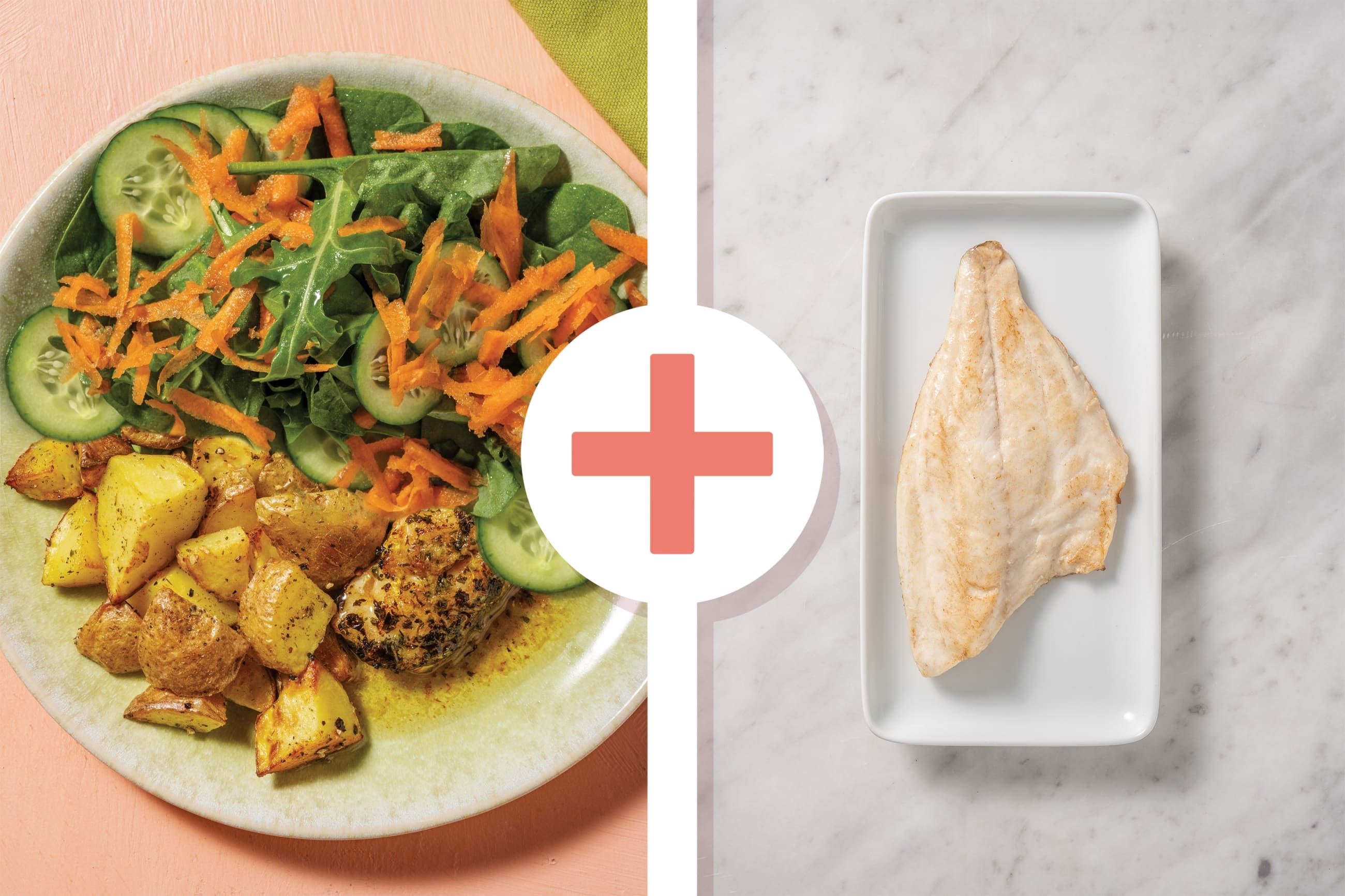 Double Seared White Fish & Lemon Butter Sauce