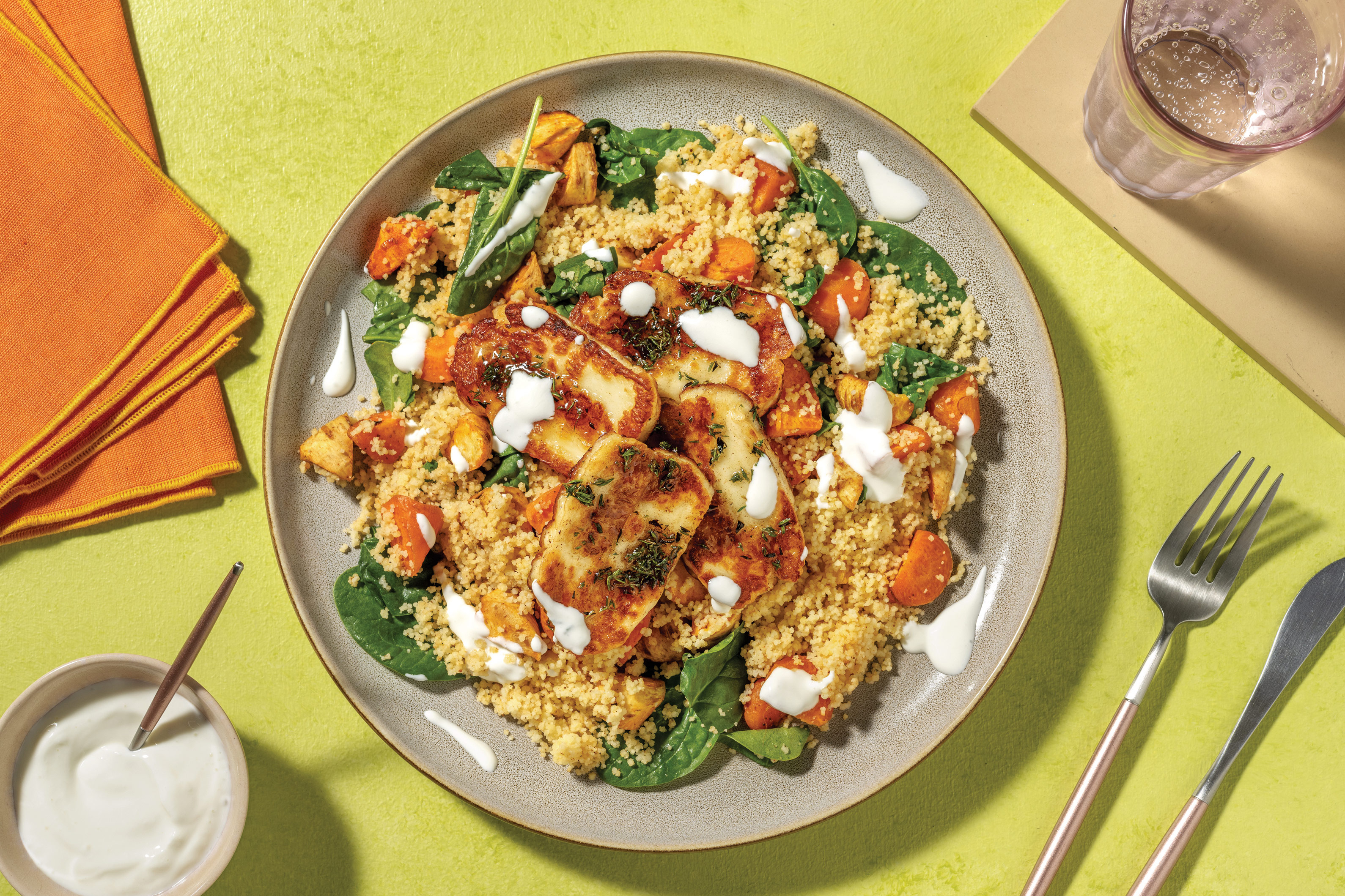 Honey & Thyme Glazed Halloumi