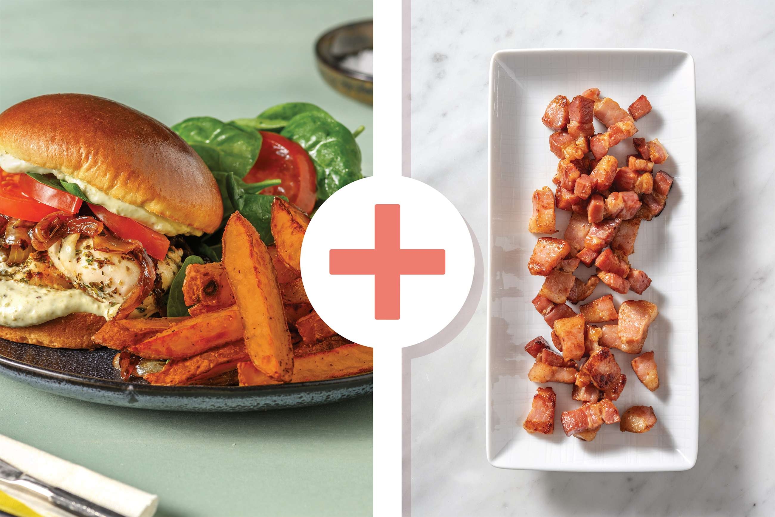 Herby Chicken Burger