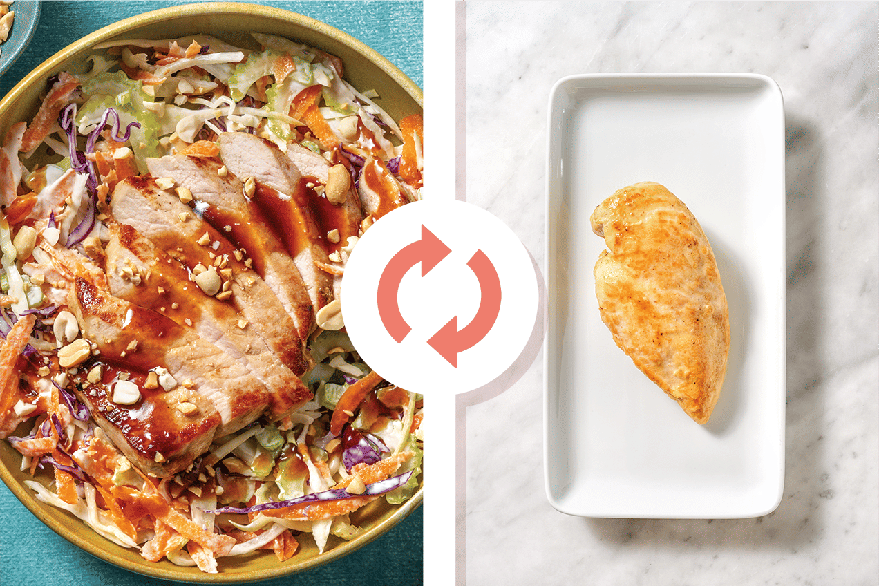 Asian-Style Chicken & Slaw Bowl