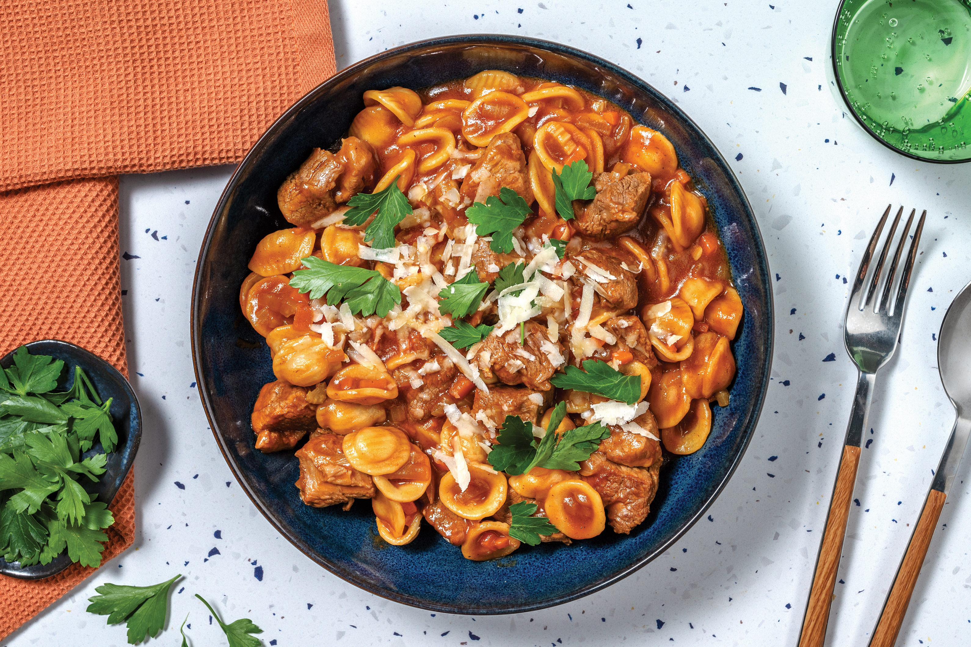 One-Pot Beef Ragu & Orecchiette