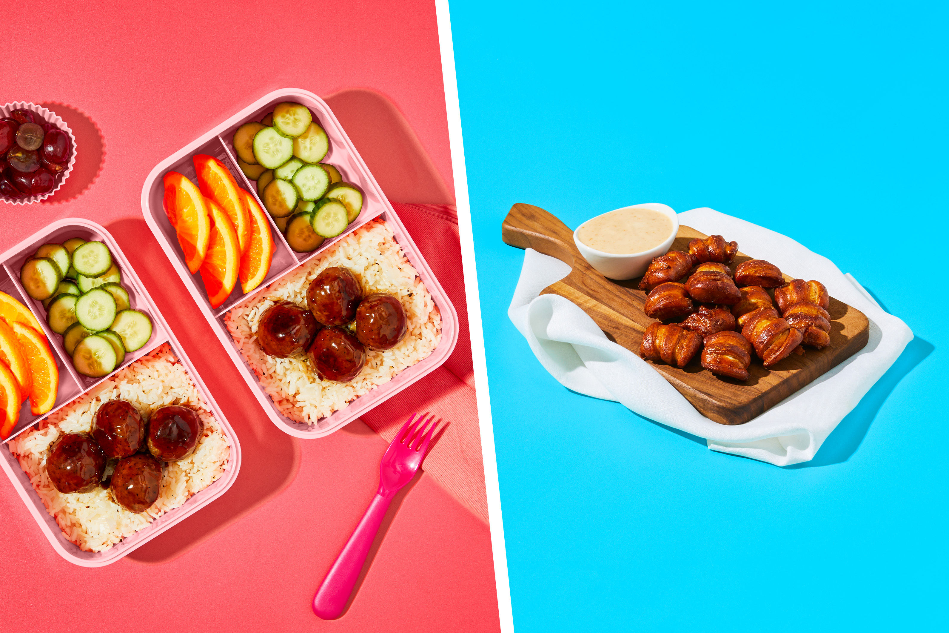 Kid’s Sweet Soy Meatballs & Buttery Rice