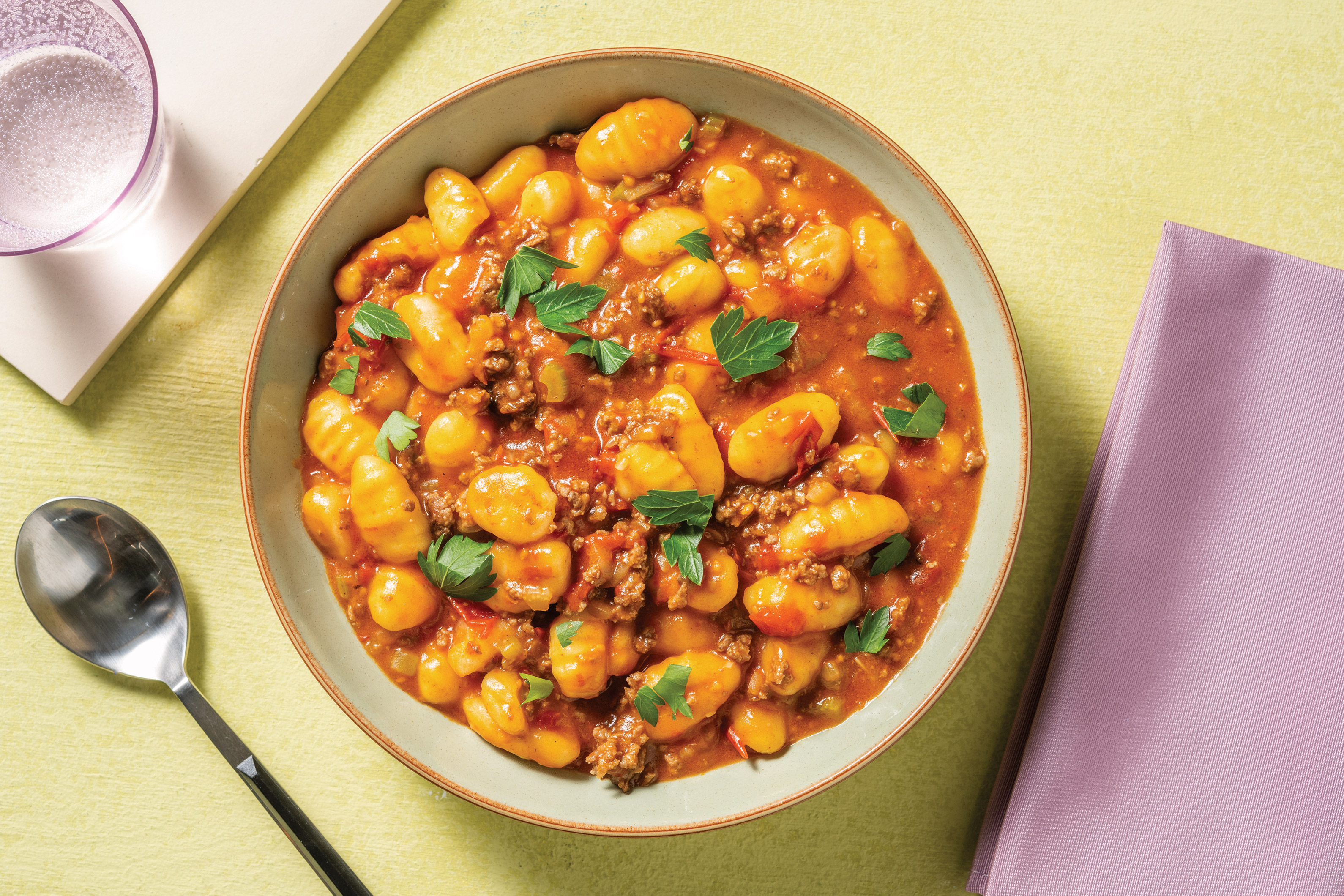 One-Pot Venison & Beef Bolognese Gnocchi
