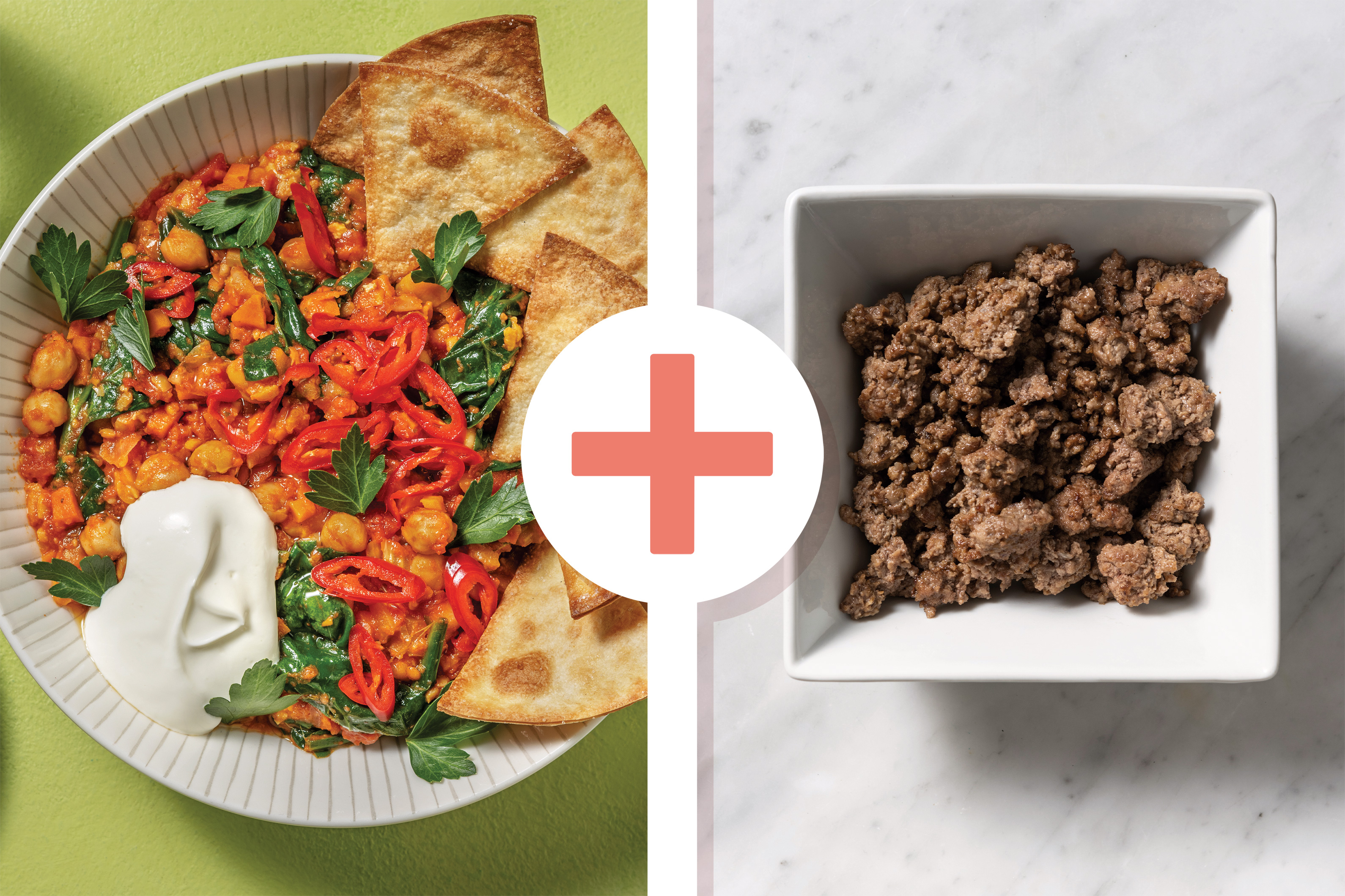 Middle Eastern-Style Beef & Cannellini Bean Bowl