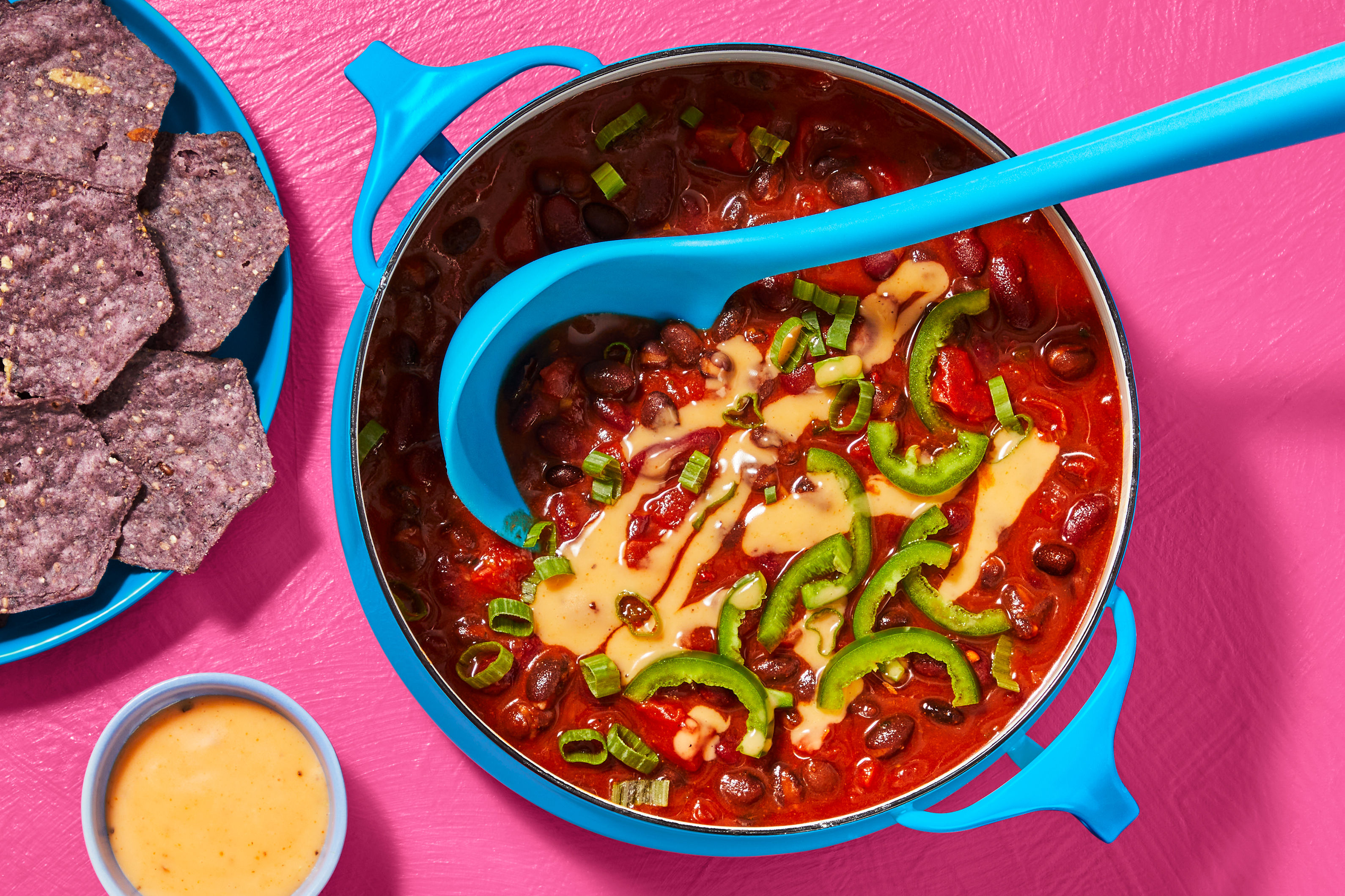 One-Pot Vegan Red & Black Bean Chili