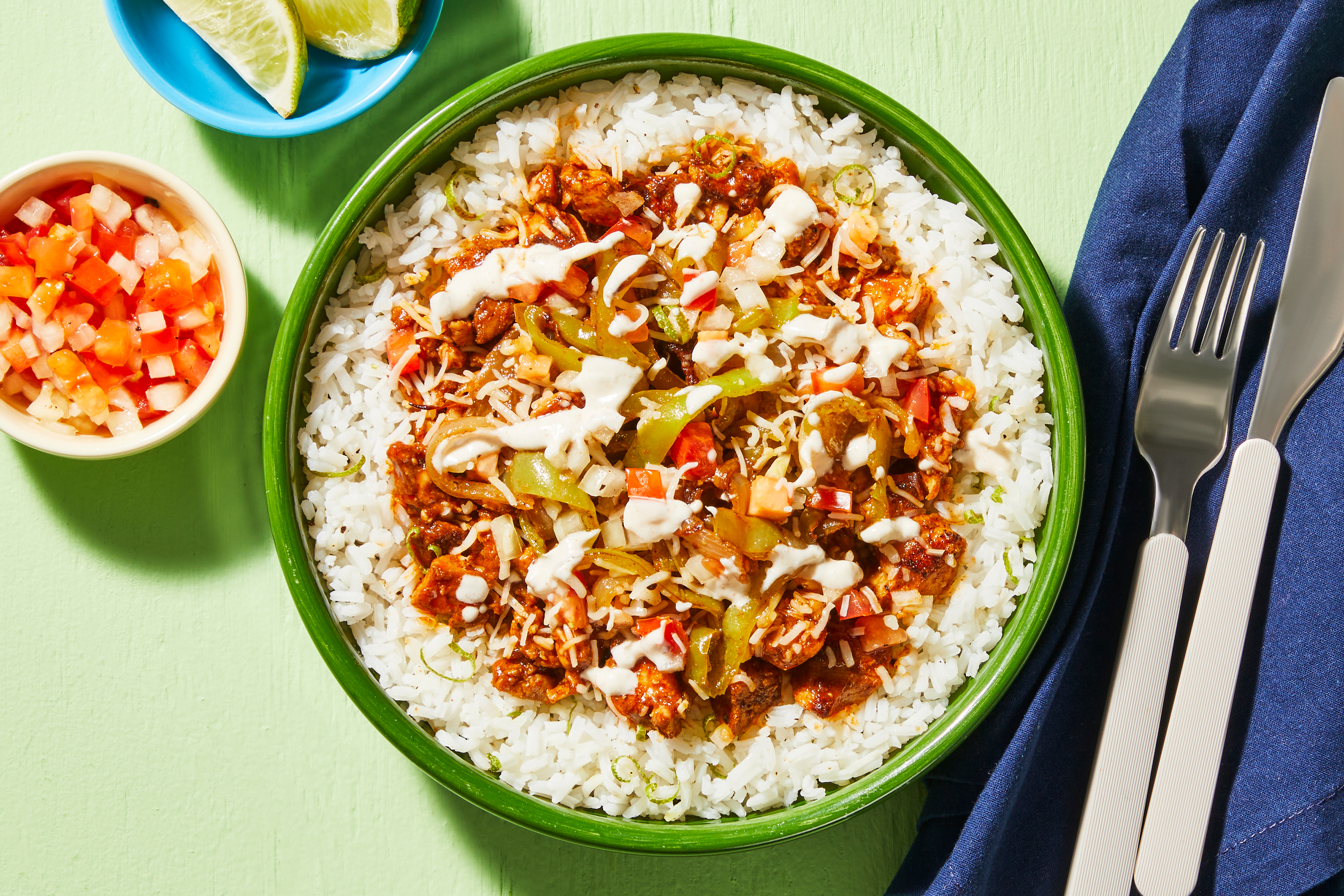 Tex-Mex Chicken Enchilada Bowls