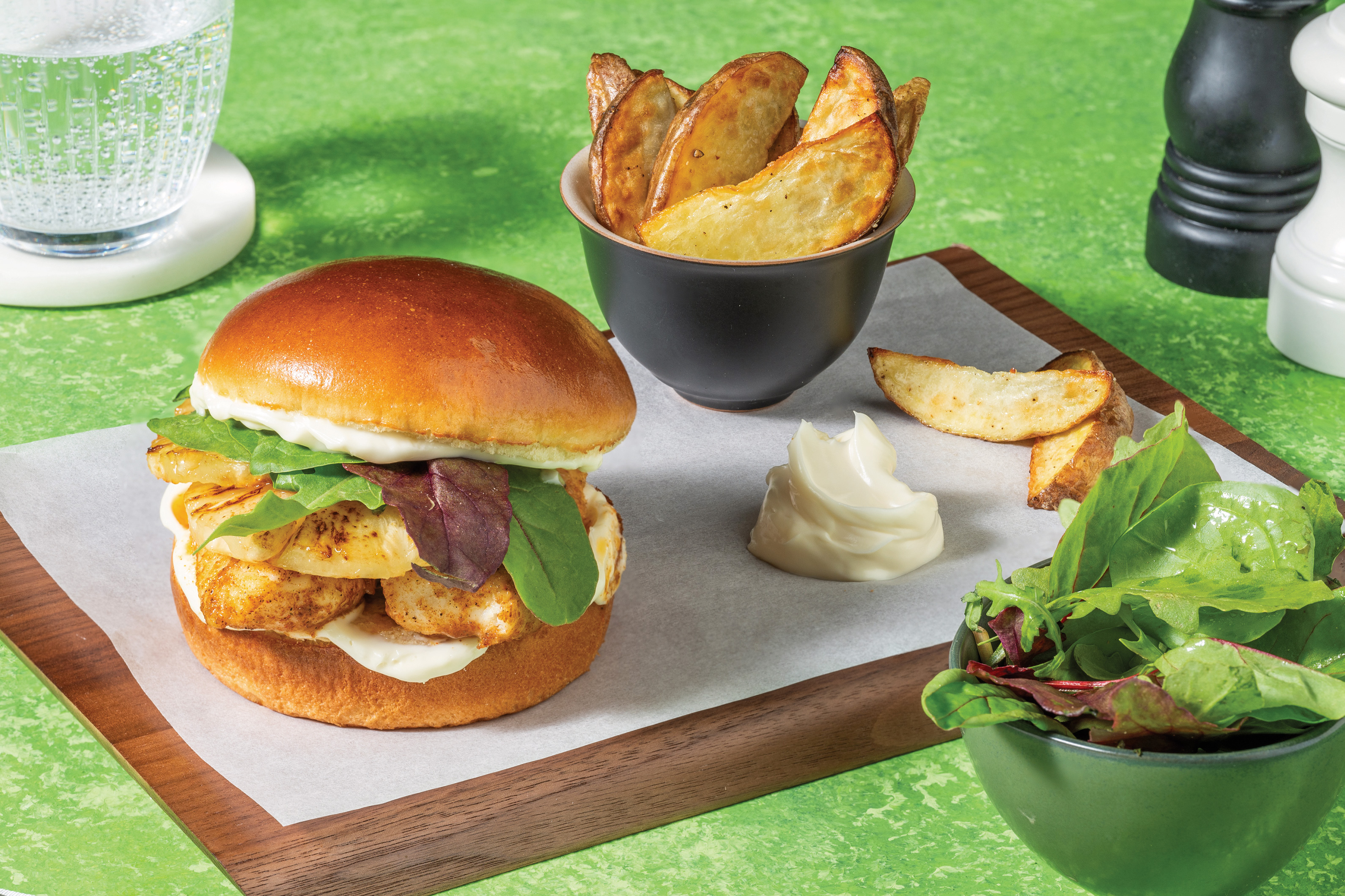 Pacific-Style Fish Burger