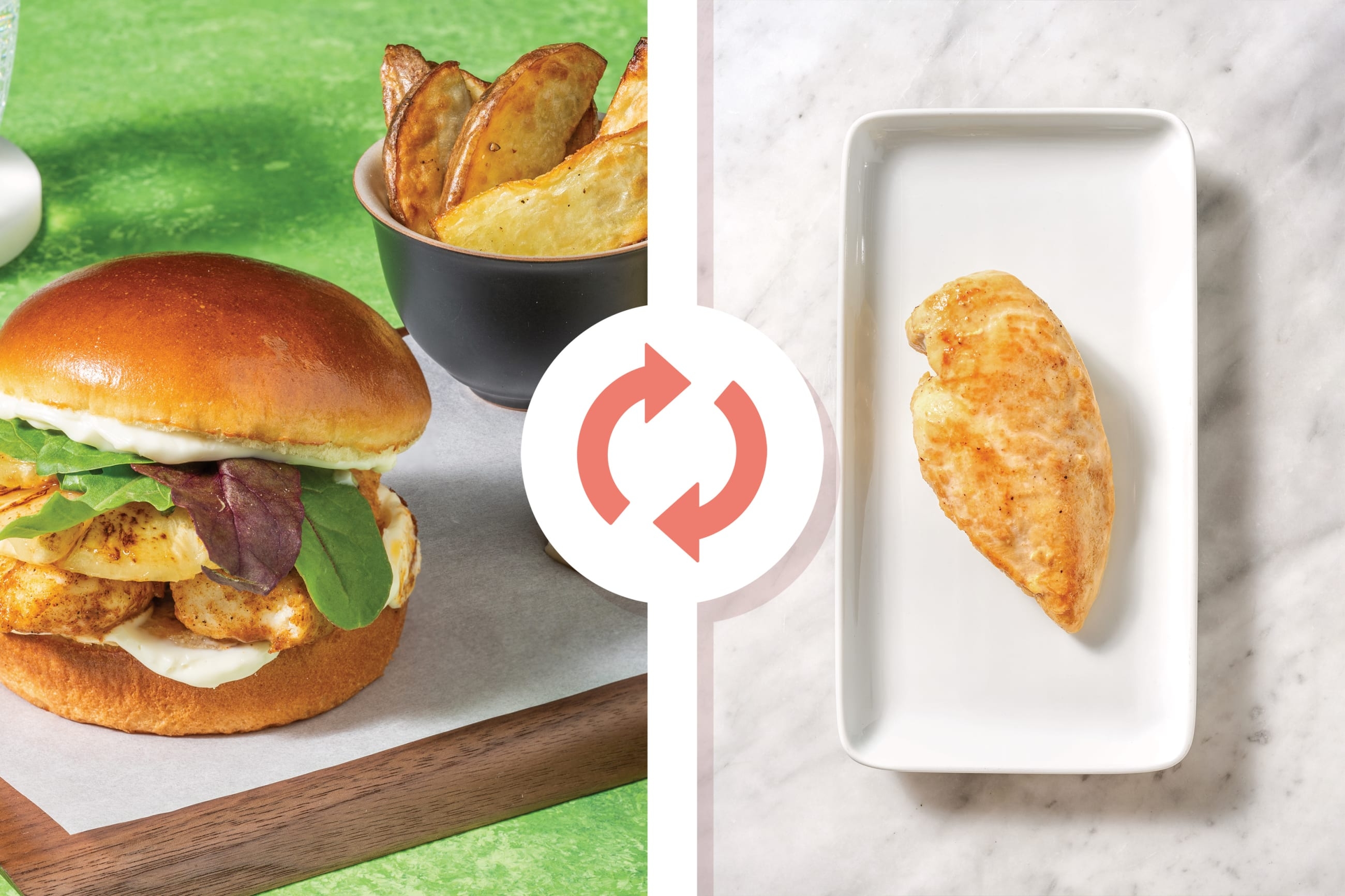 Fijian-Style Chicken Burger