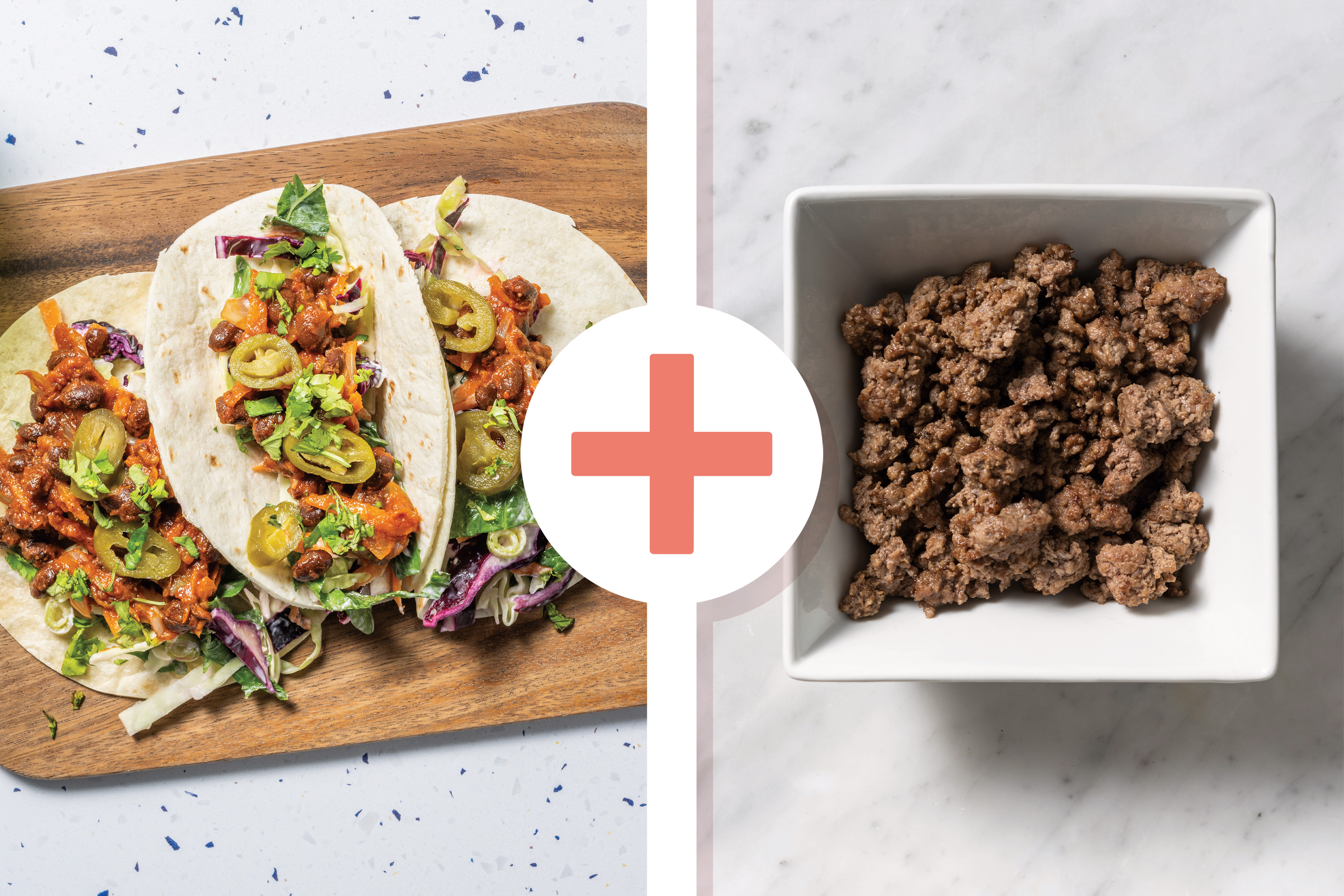 Super Quick Tex-Mex Beef & Black Bean Tacos