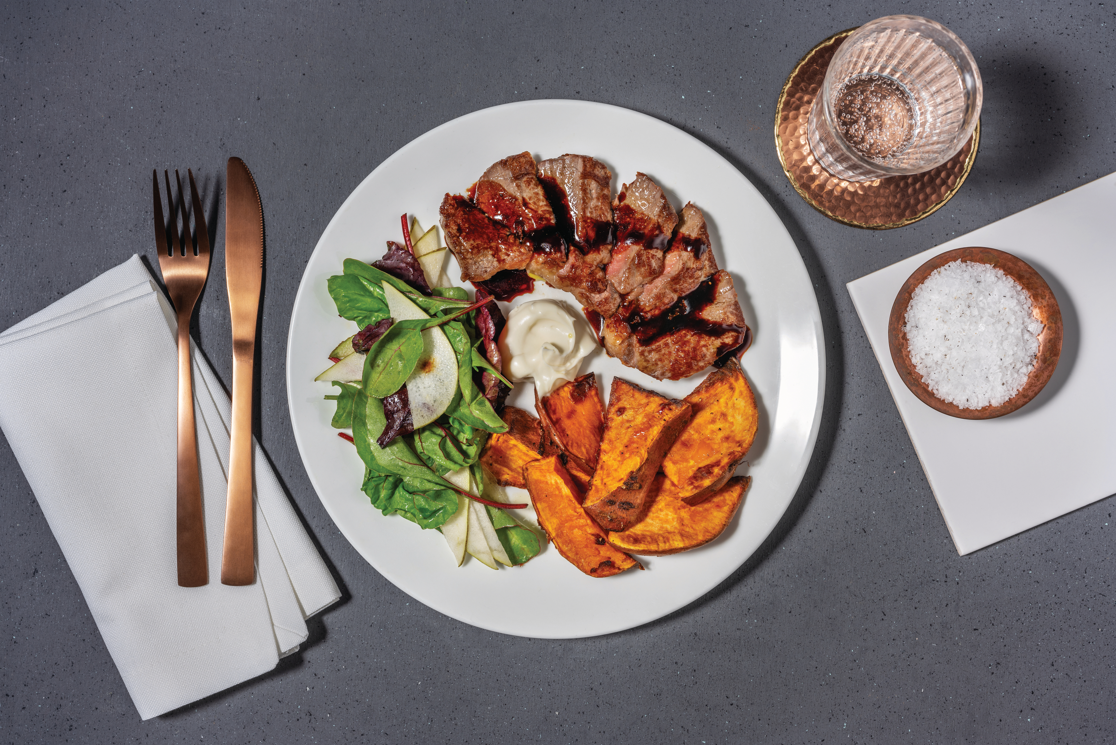 Honey-Soy Glazed Steak