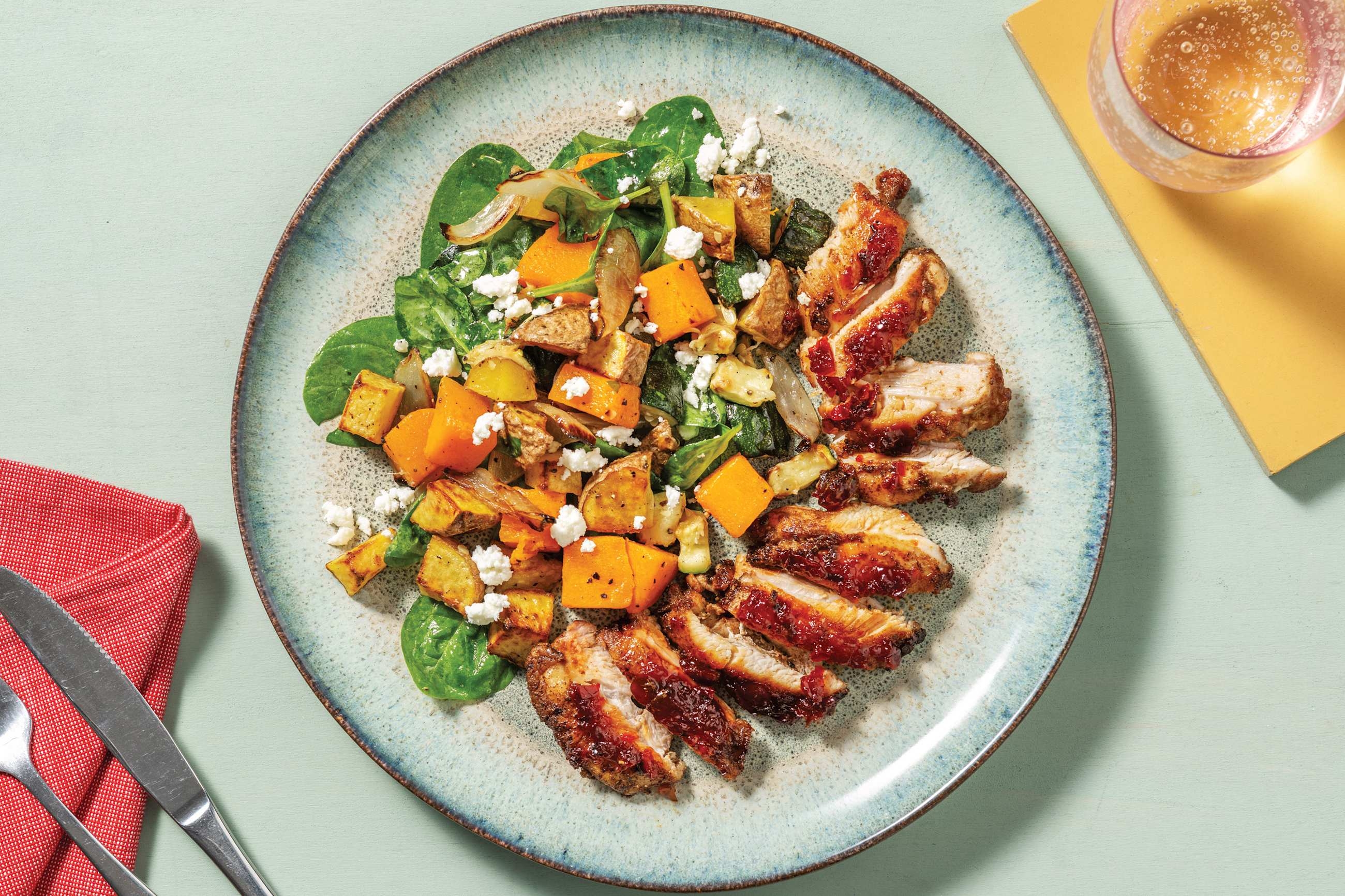 Nan's Chicken & Garlicky Roasted Veggies