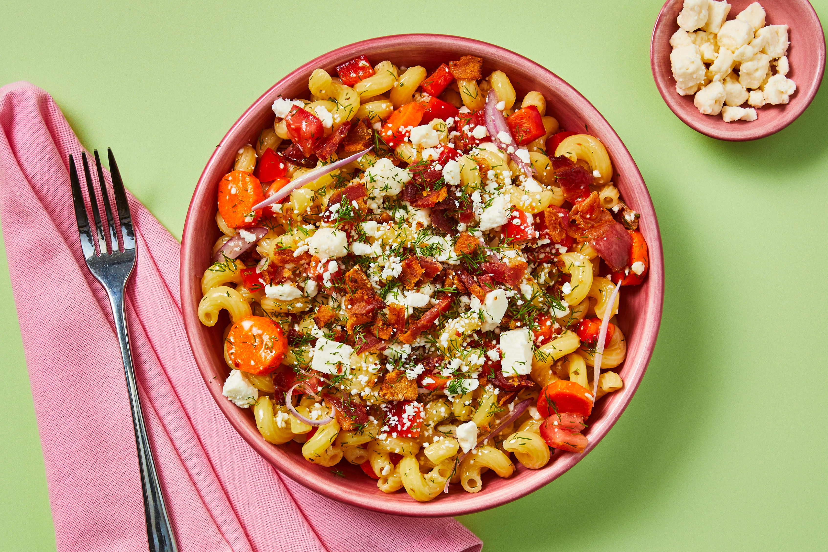 Dilly Bacon Pasta Salad