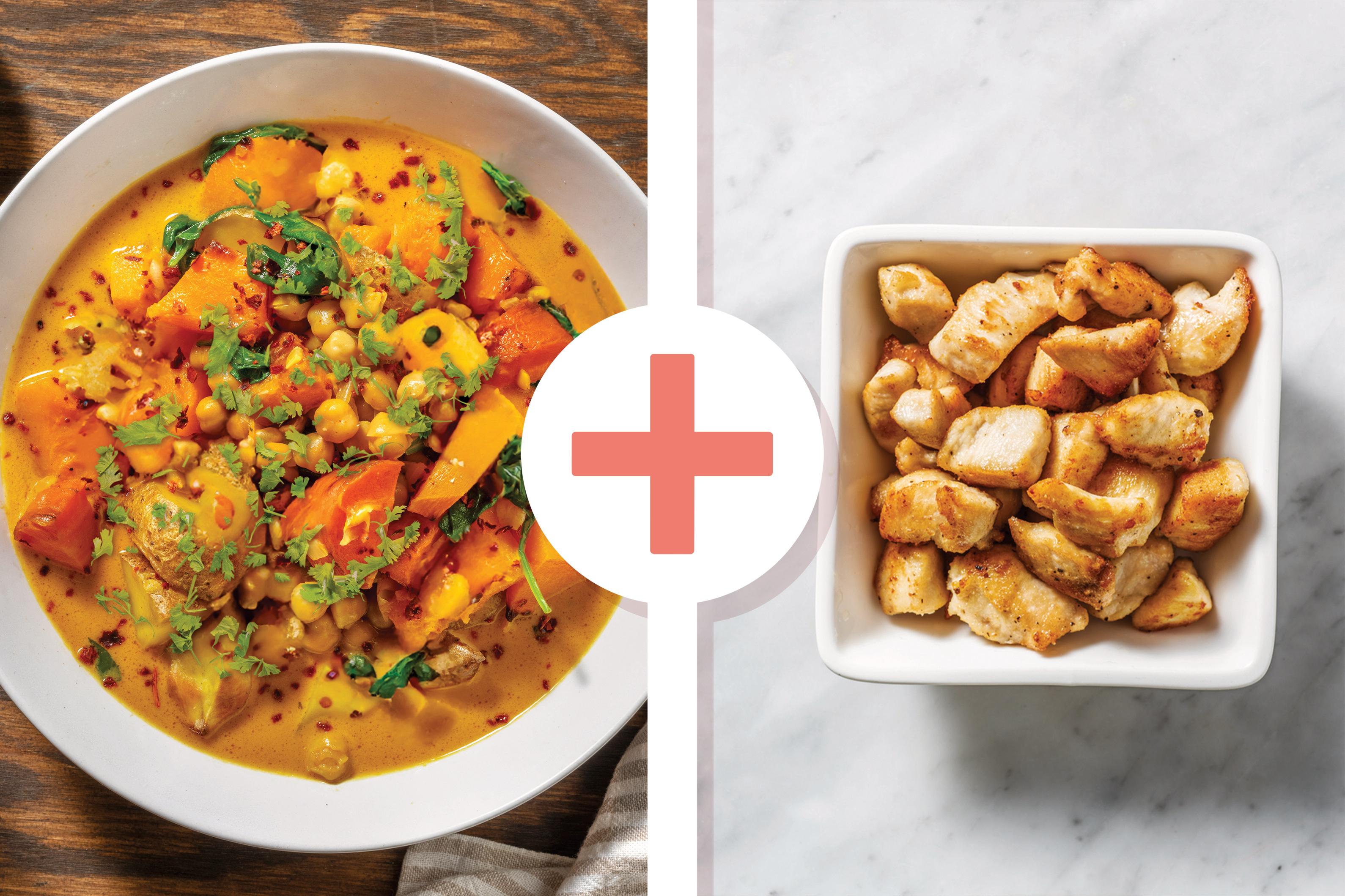 Middle Eastern Chicken, Chickpea & Coconut Soup