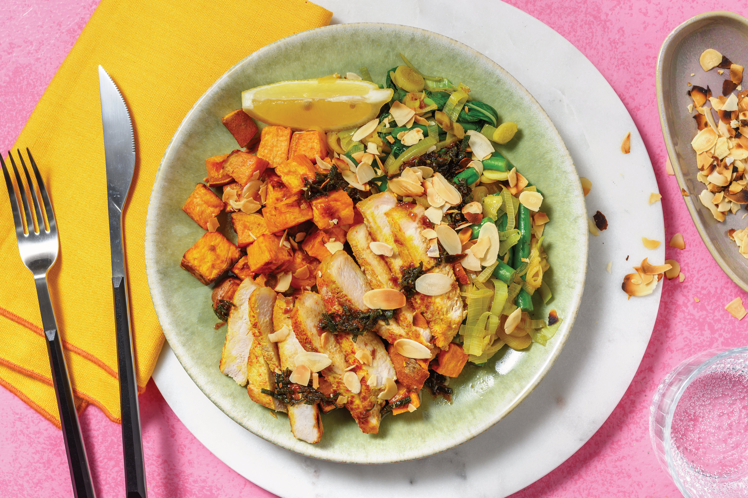 Seared Pork Steak & Butter Sage Sauce