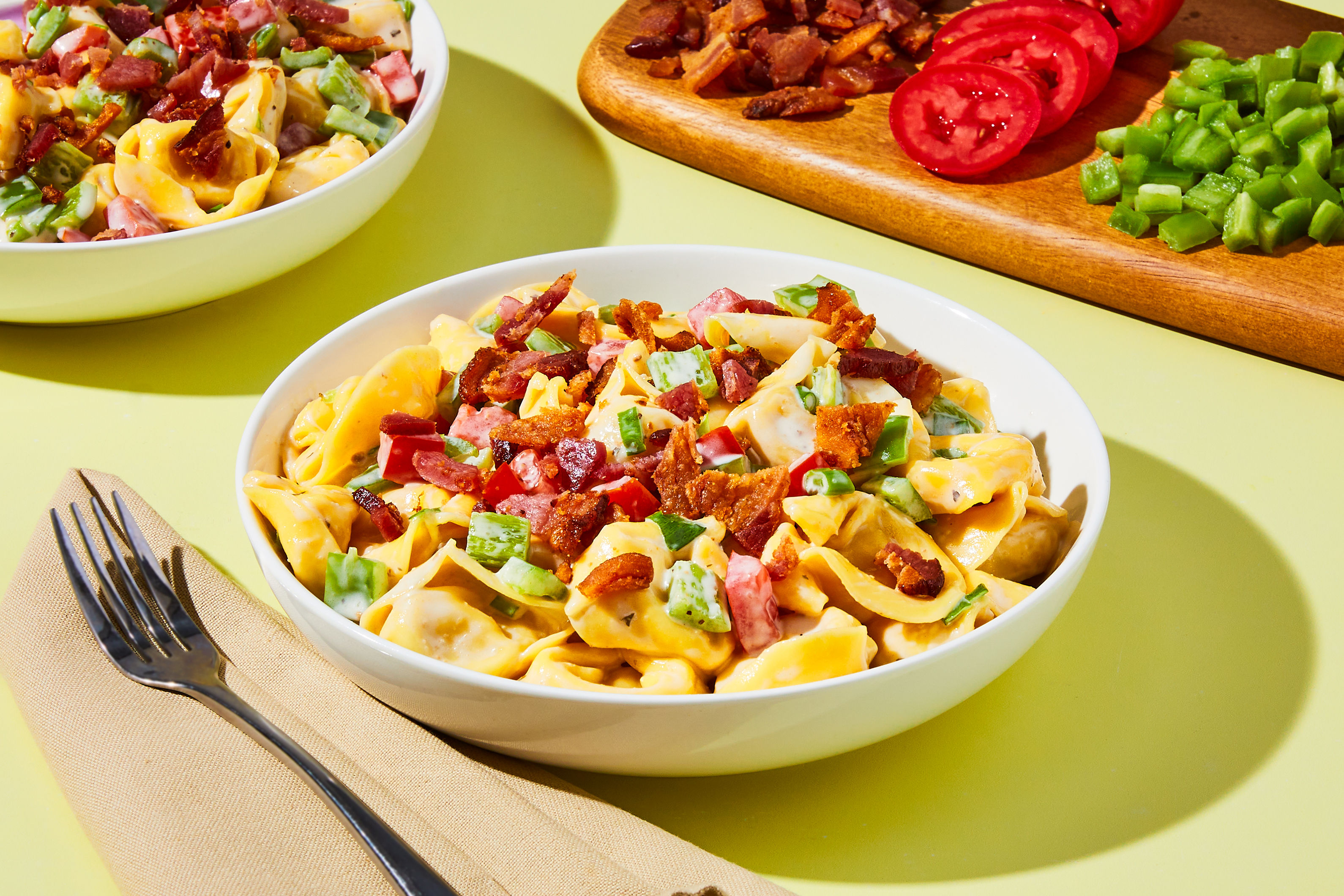 Bacon Ranch Tortelloni Salad