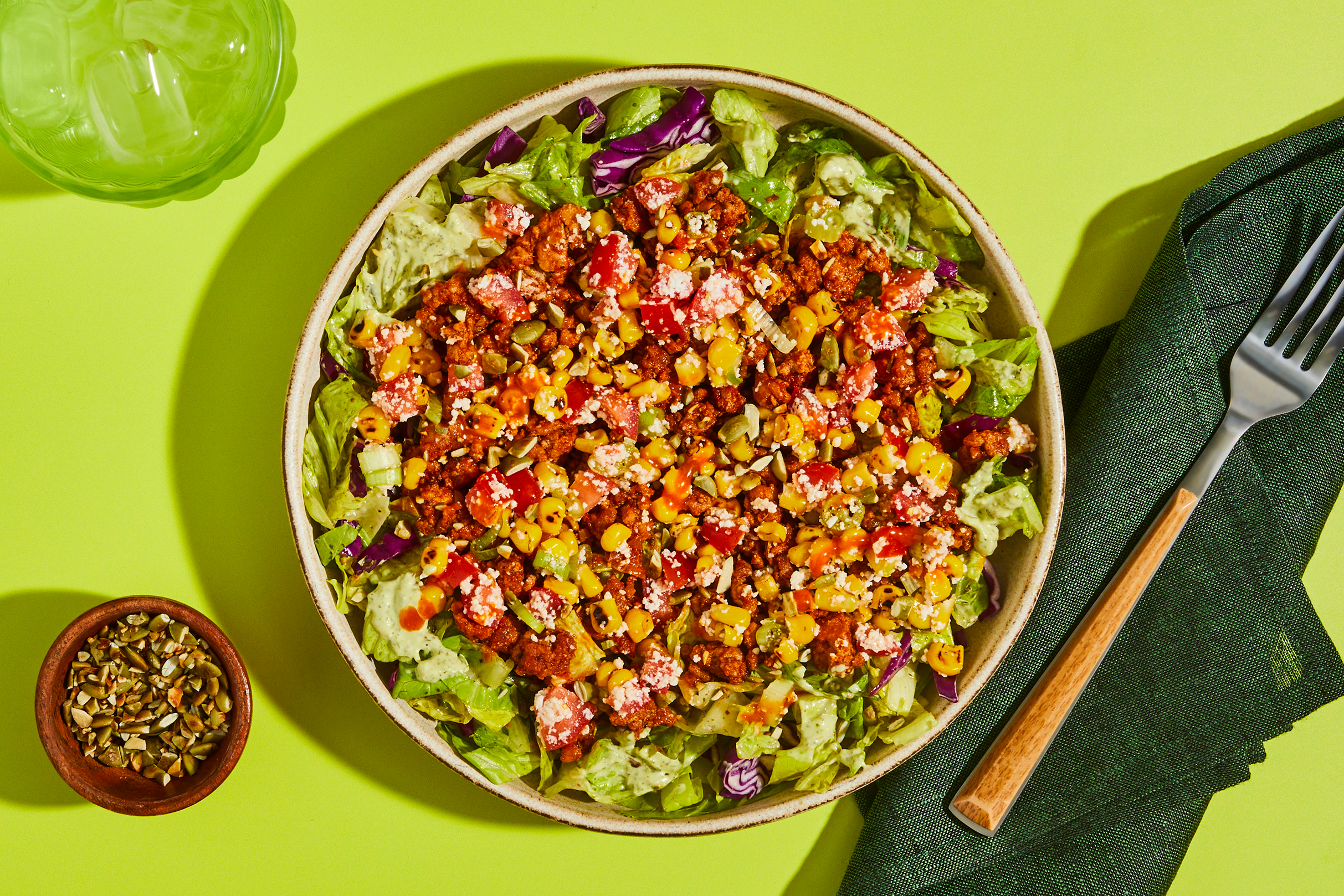 Southwest Pork Chopped Salad