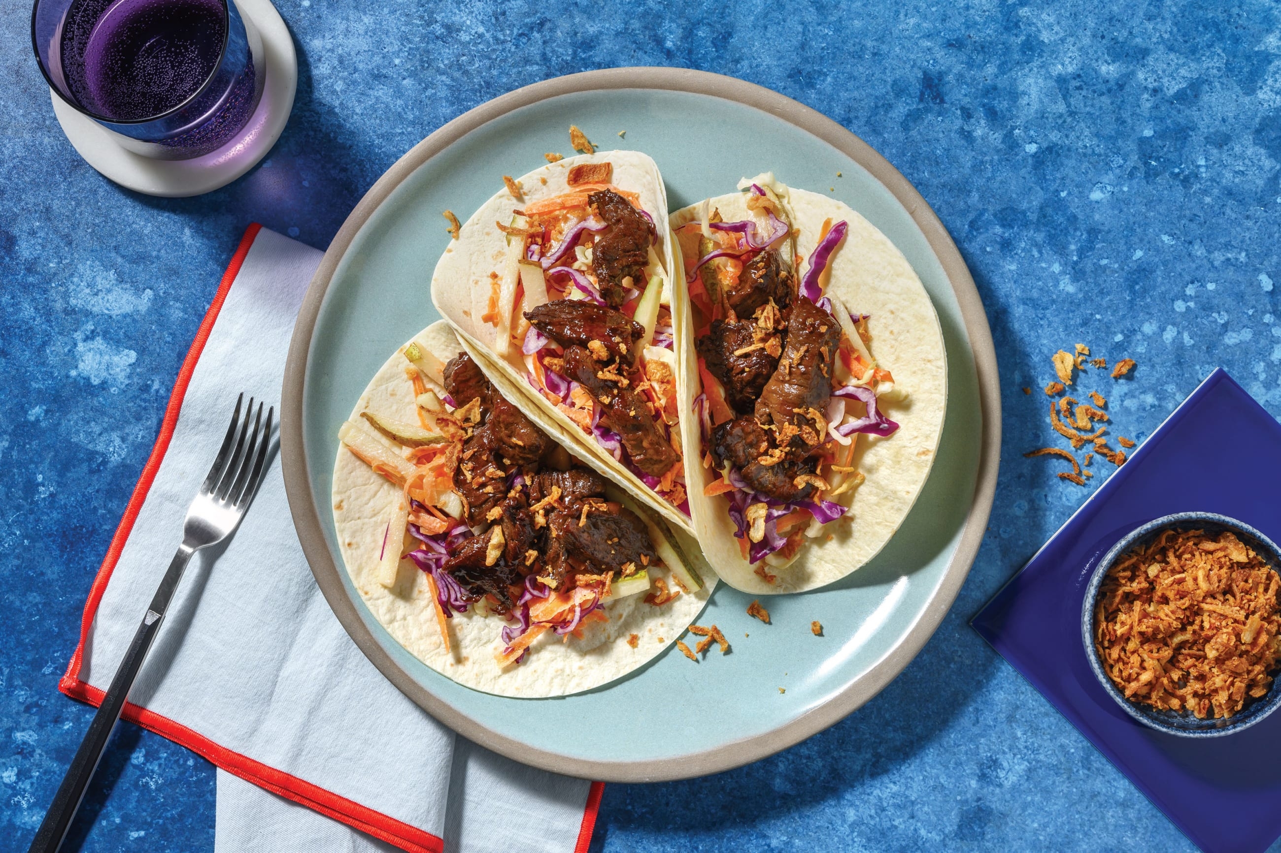 Honey-Soy Chicken Tacos