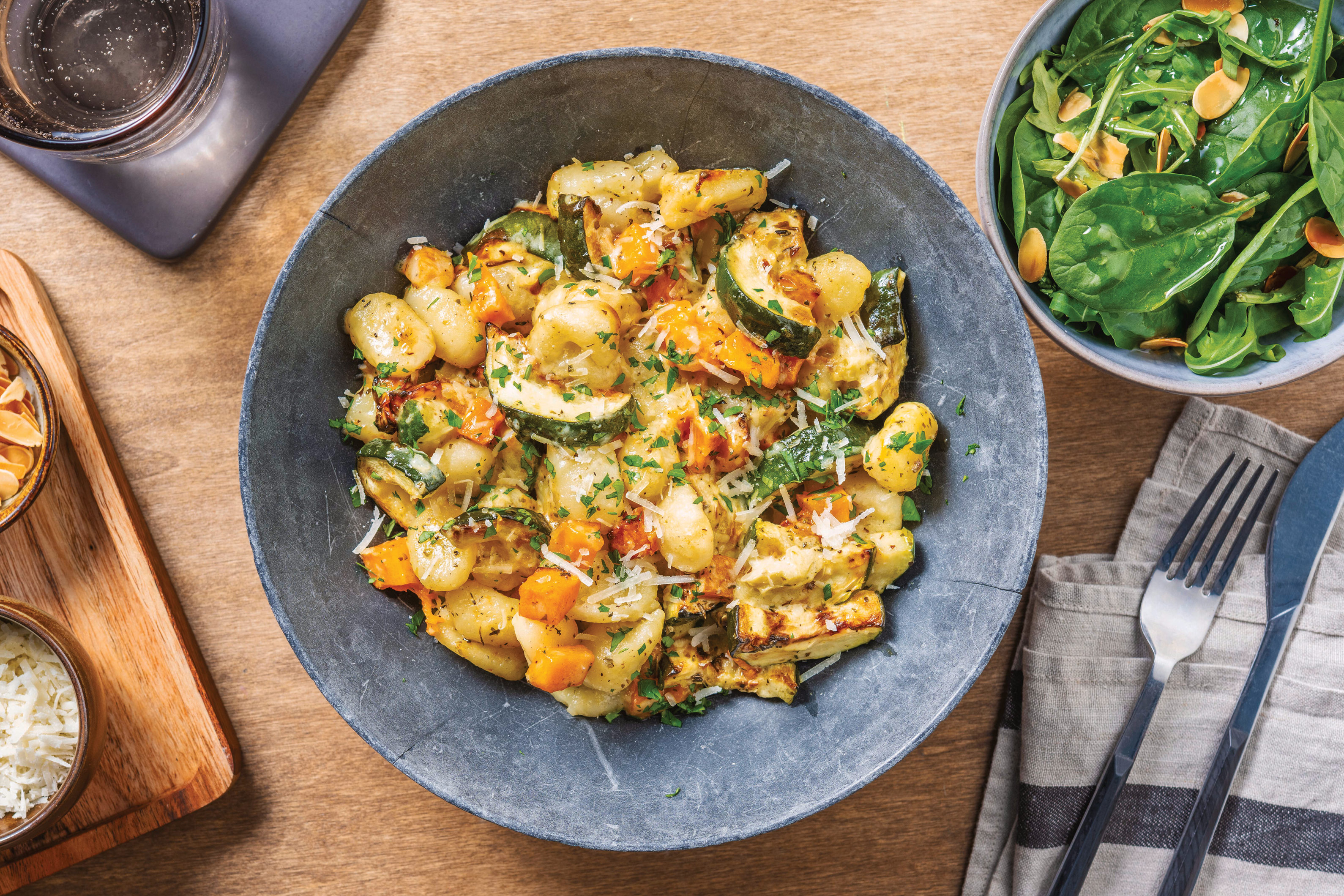 Baked Pumpkin & Cheesy Gnocchi