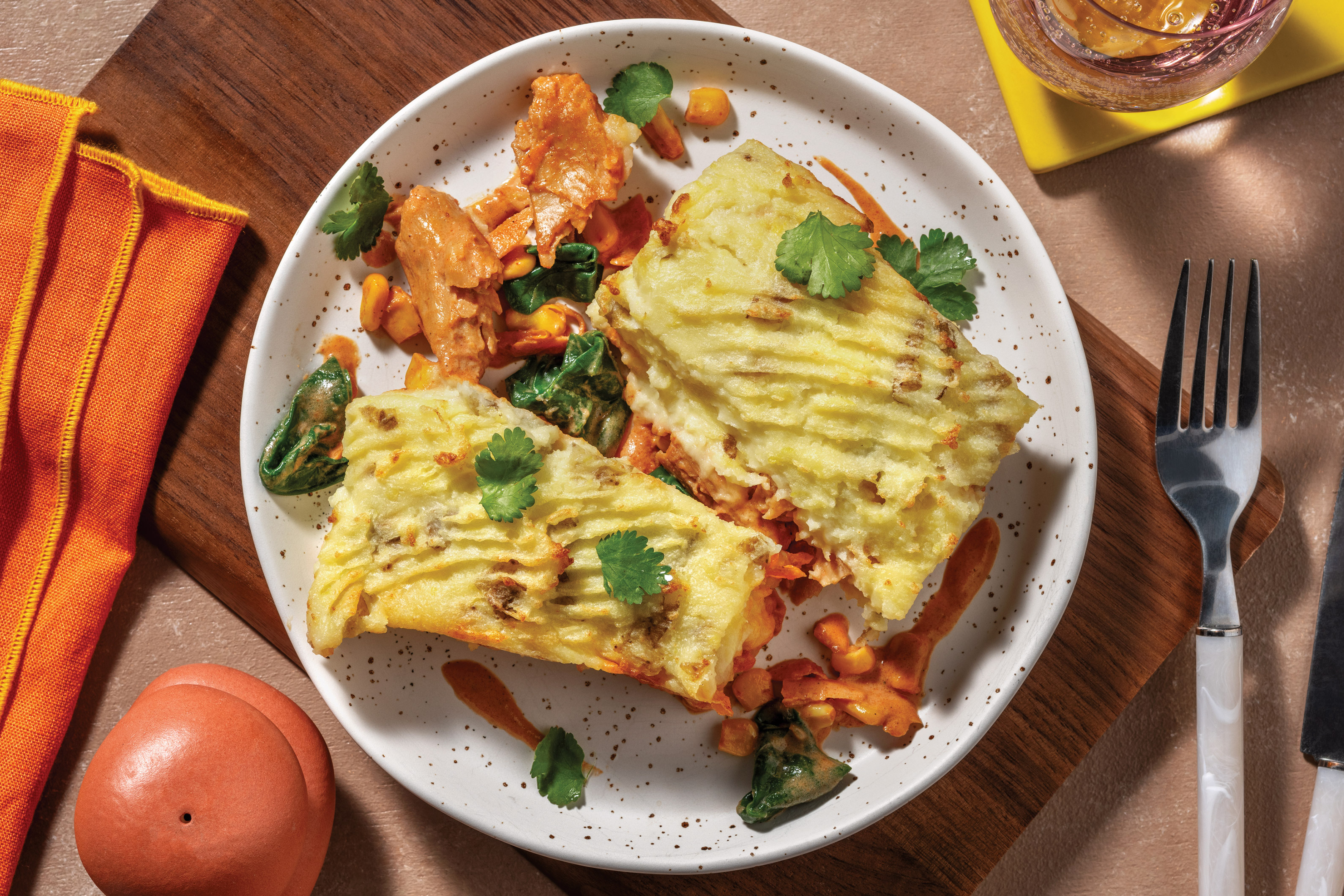 Easy Prep Plant-Based Jerk Chick’n Pie