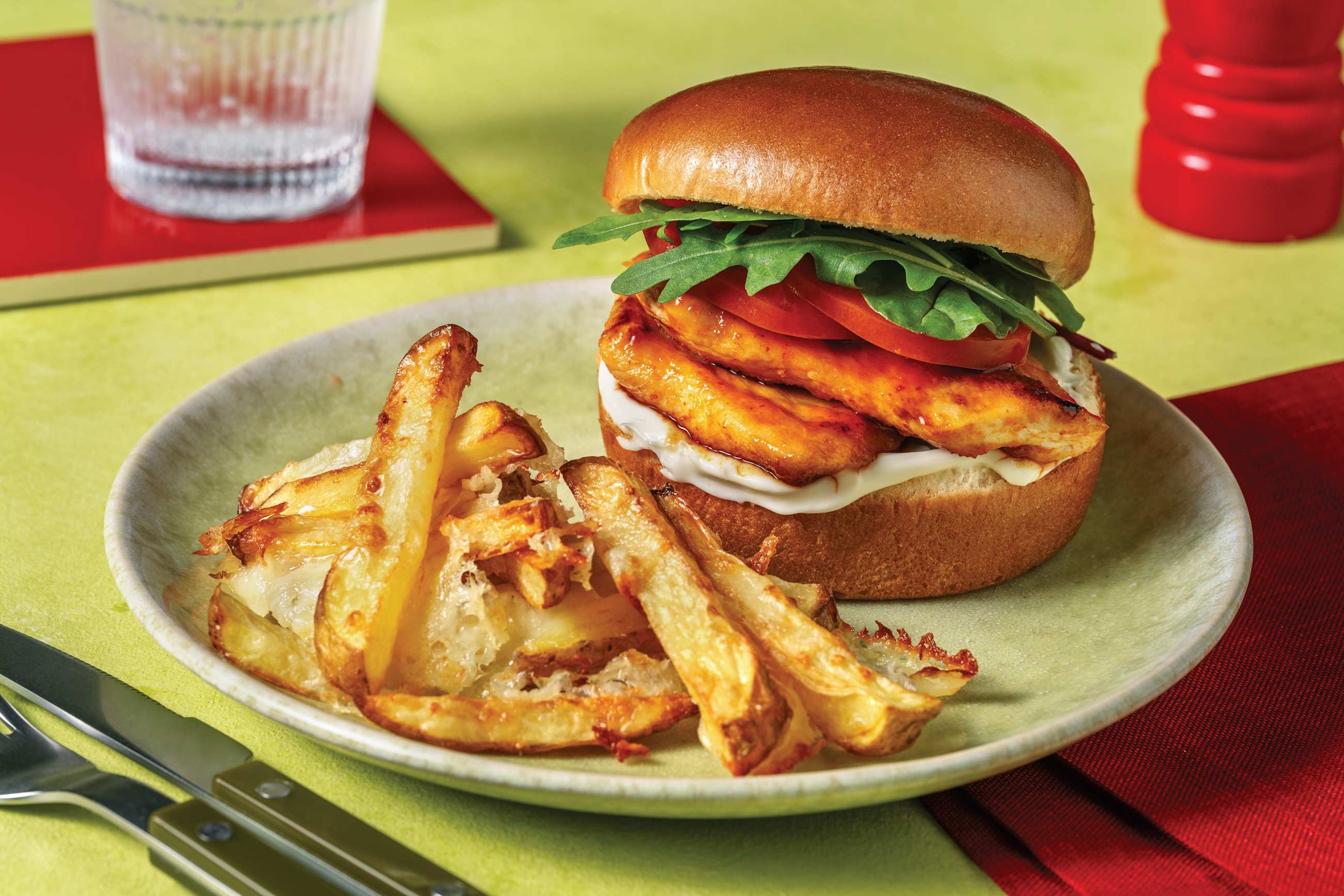 Easy Peri-Peri Chicken Burger